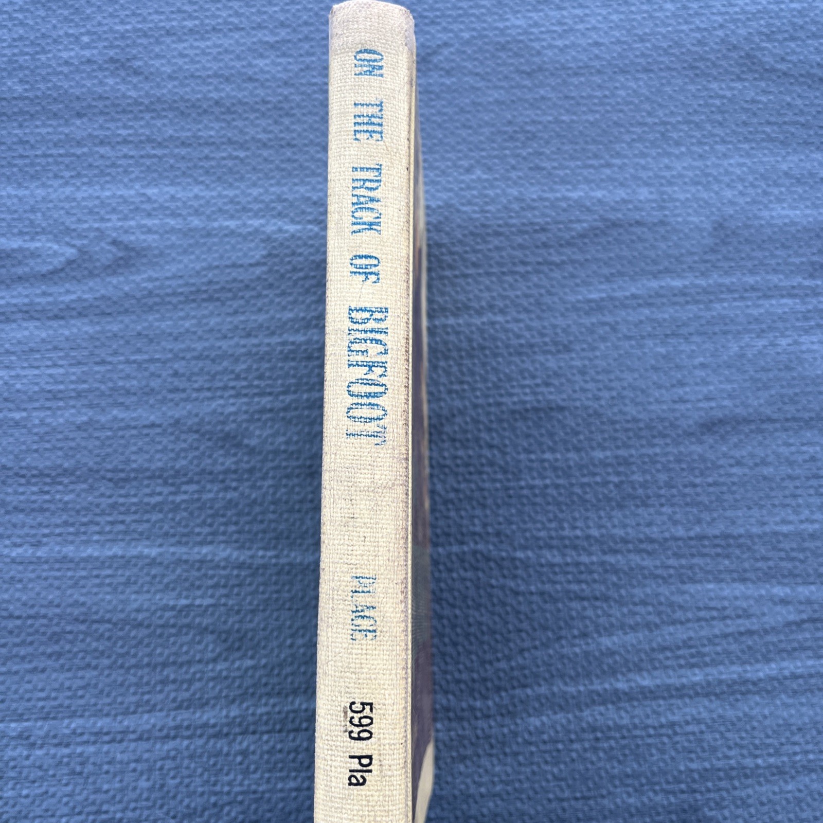 On the Track of Bigfoot by Marian T. Place Hardcover 1974 1st Edition Ex-Library