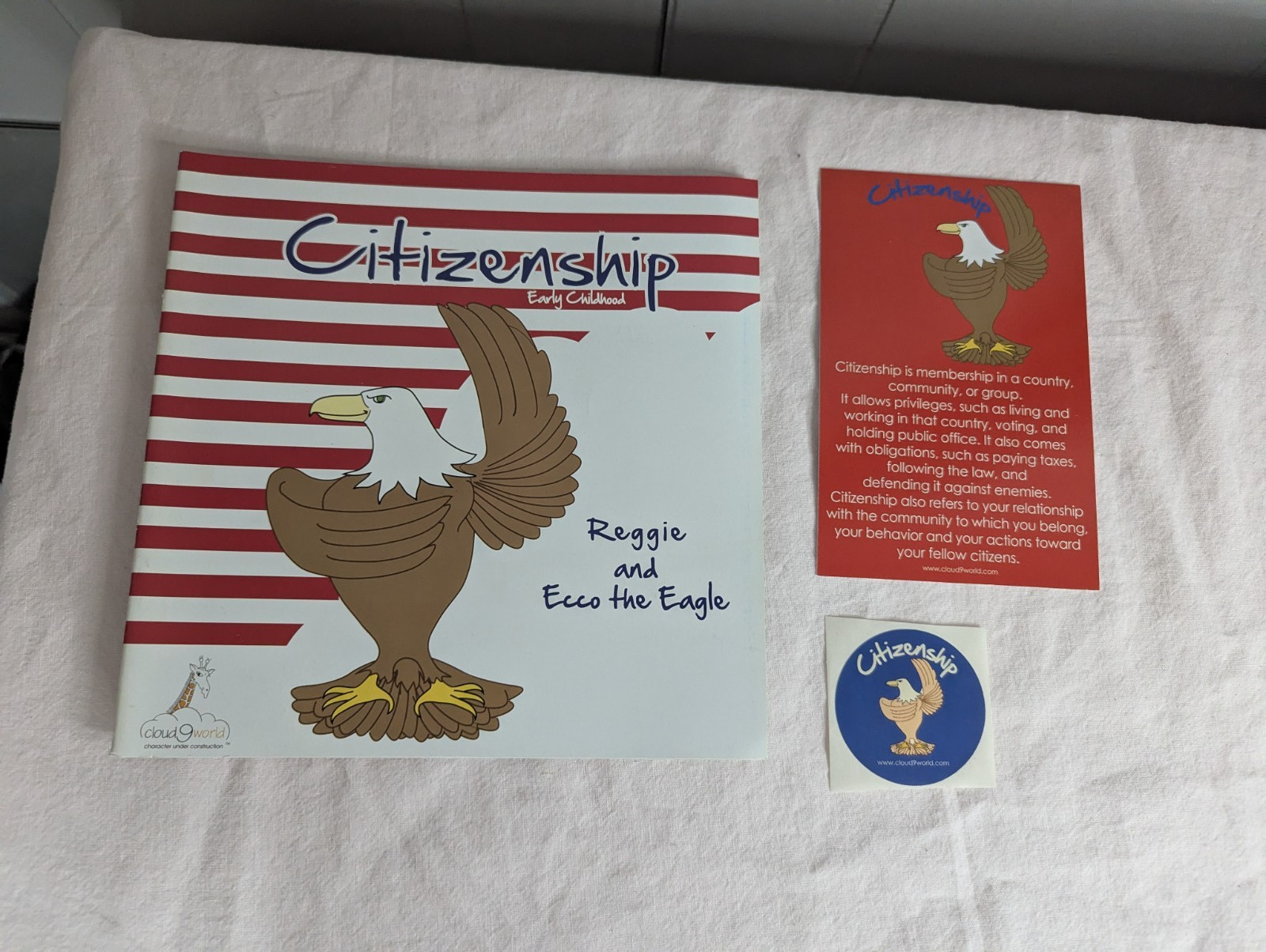 Home School Teachers Cloud 9 world character book CITIZENSHIP K-1st grade kit