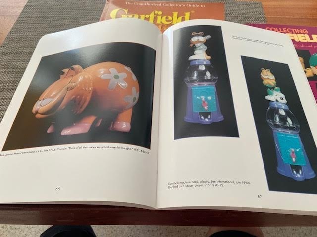 3 books Schiffer Garfield Collectibles Price Guide Paperback Illustrated