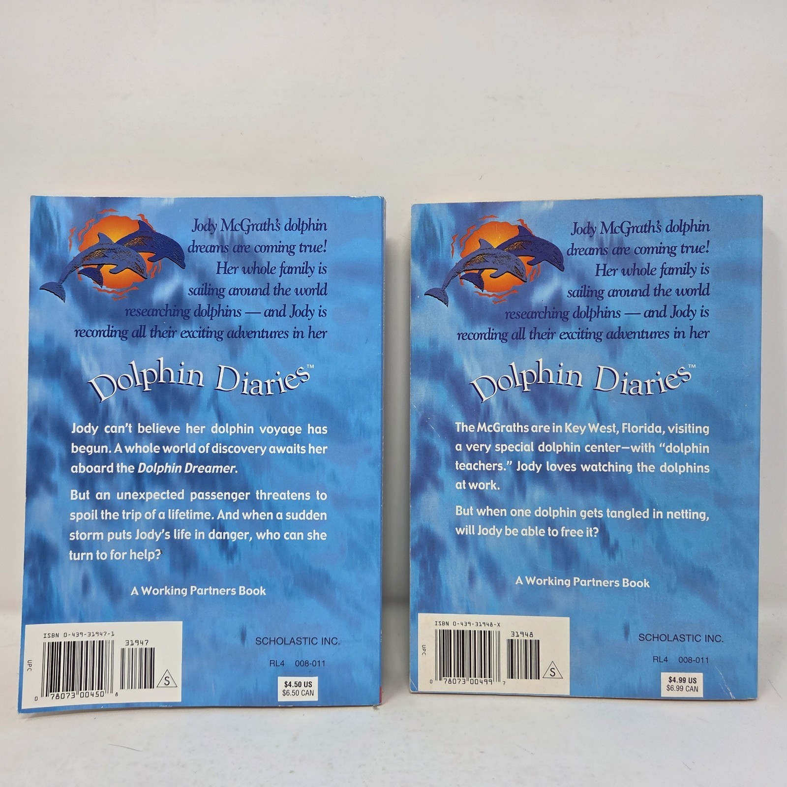 Dolphin Diaries Series 1-10 Paperback By Ben Baglio Complete Lot of 10 Paperback