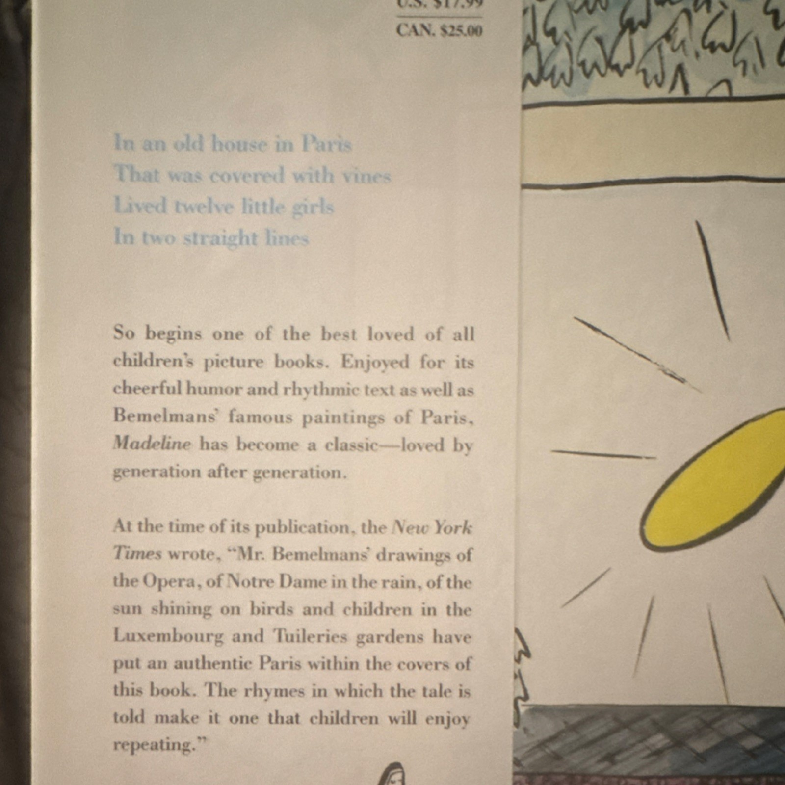 Madeline Ludwig Bemelmans Hardcover Penguin Young Readers Juvenile Fiction