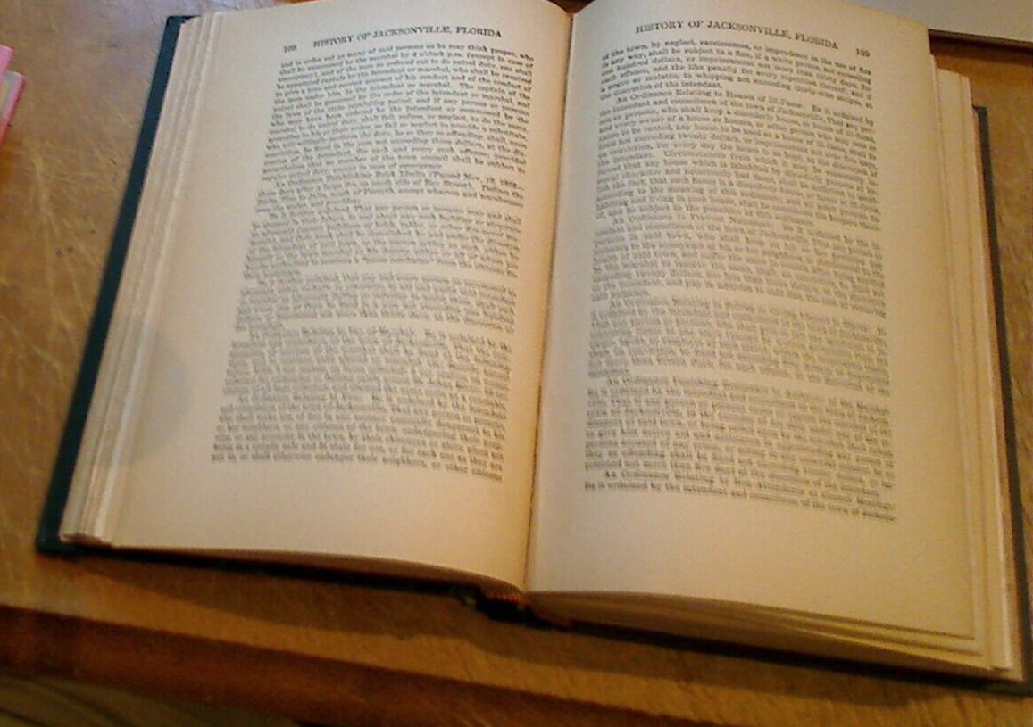 History of Jacksonville, Florida & Vicinity 1513 to 1924-Frederick Davis-1925 ed