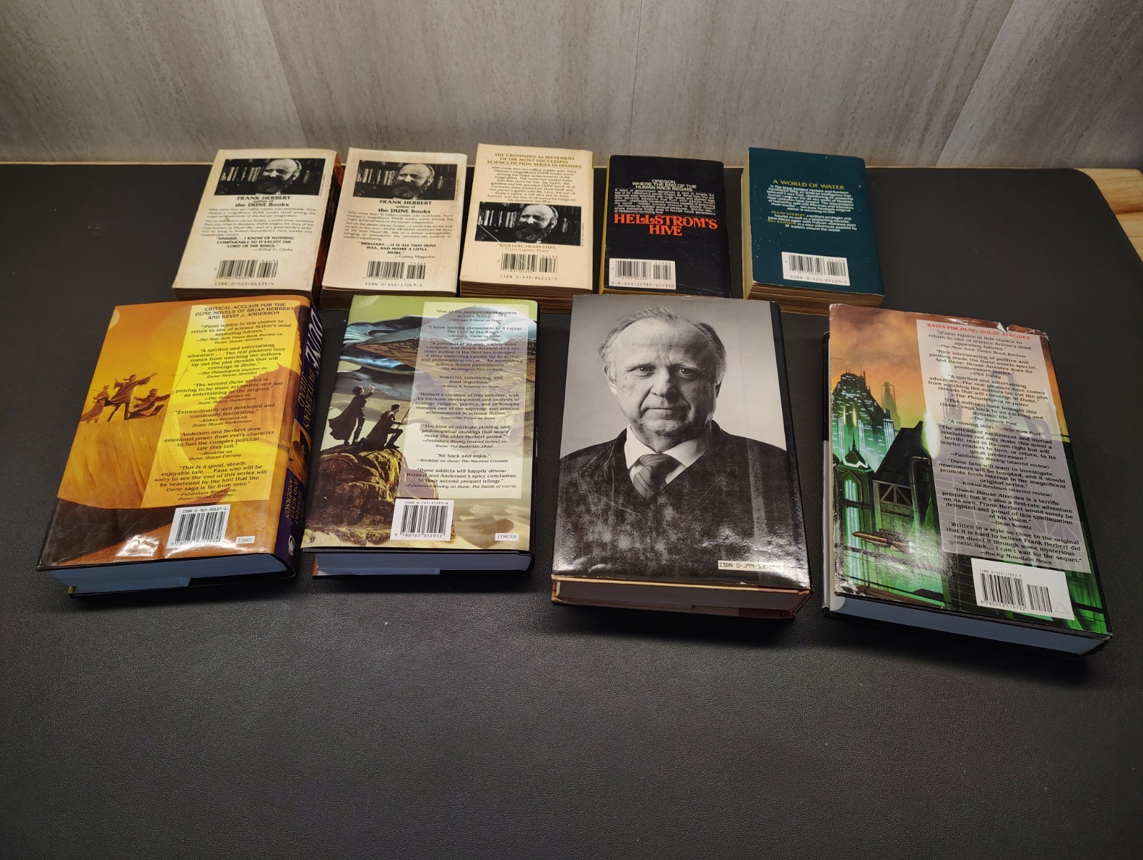 Frank Herbert Dune Sci-Fi Book Lot of 9 books. Paperback + Hardcover