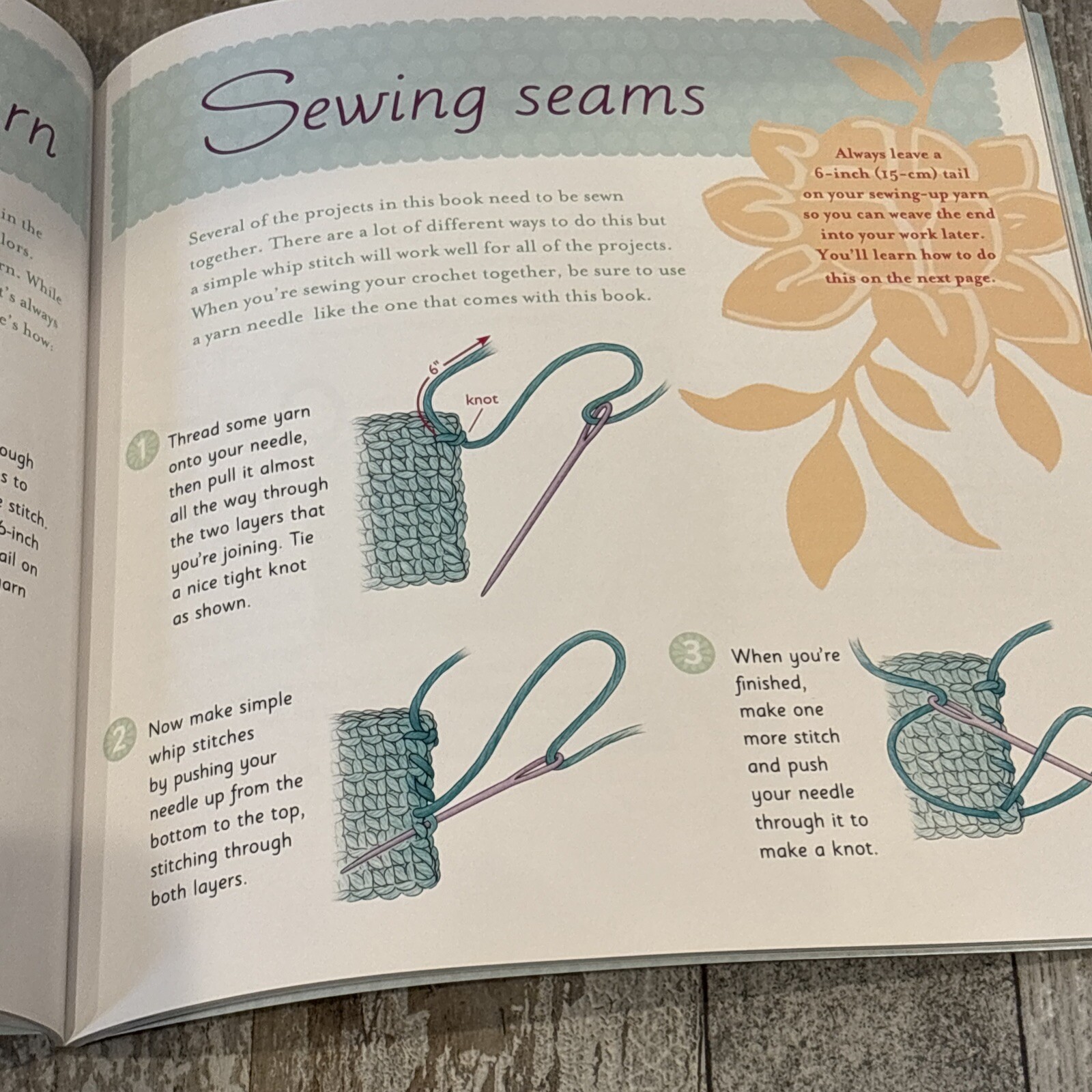 LEARN TO CROCHET 2014 THREE GREAT PROJECTS ANNE AKERS JOHNSON BY KLUTZ BOOK RARE
