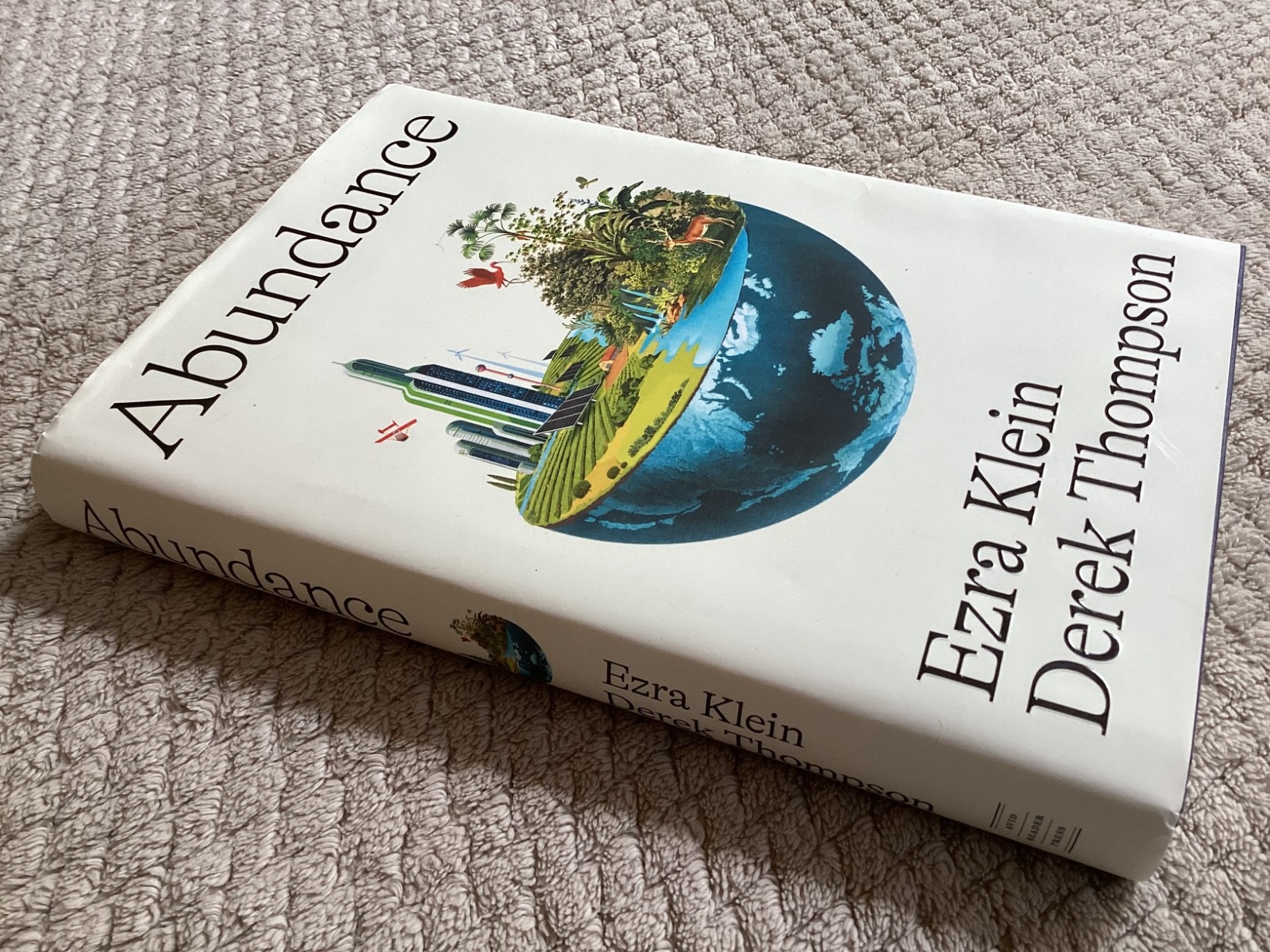 Abundance by Ezra Klein and Derek Thompson (2025, Hardcover)