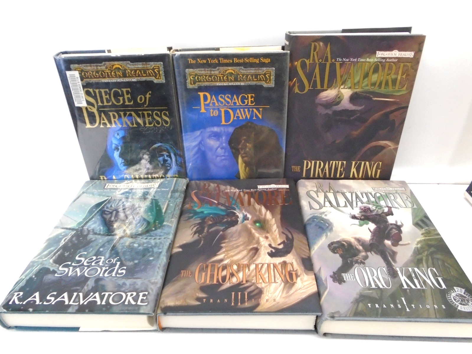 Drizzt Forgotten Realms R.A. Salvatore Lot 16 HC/PB books The Pirate King + More