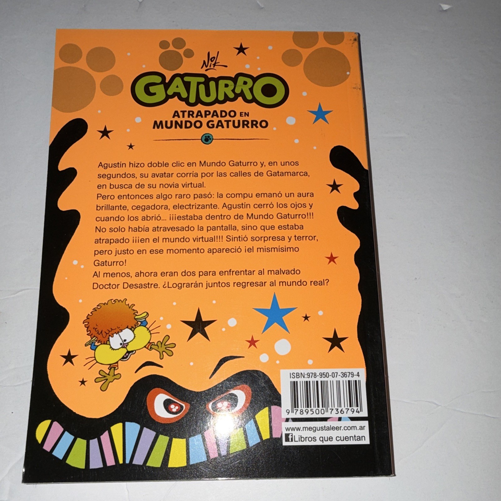 Gaturro Nik Gaturro 8: Atrapado en Mundo Gaturro Paperback Spanish Ages 9-12