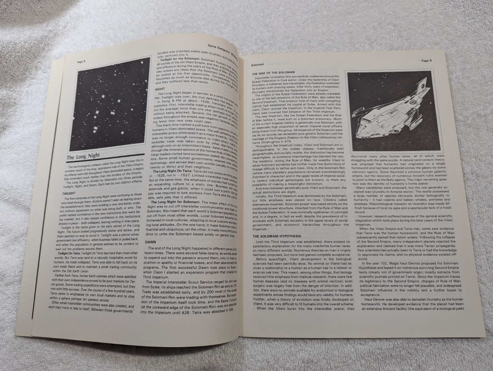 Classic Traveller RPG Alien Module 6 Solomani GDW Marc Miller J Andrew Keith