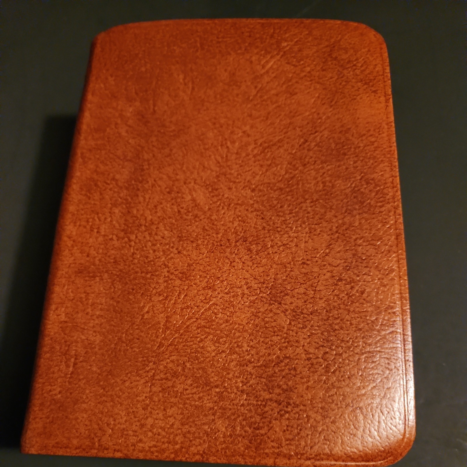 1981 quadruple Combination Indexed Brown Bendable Leather vg condition