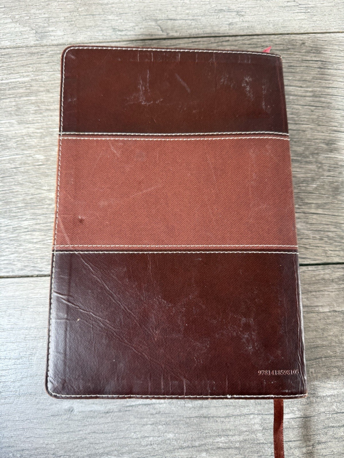 NKJV/RVR Bilingual Bible Leathersoft Brown (Spanish Edition) 2018 ( READ)