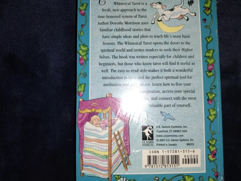 New-The Whimsical Tarot Book Only-Factory Sealed-New condition
