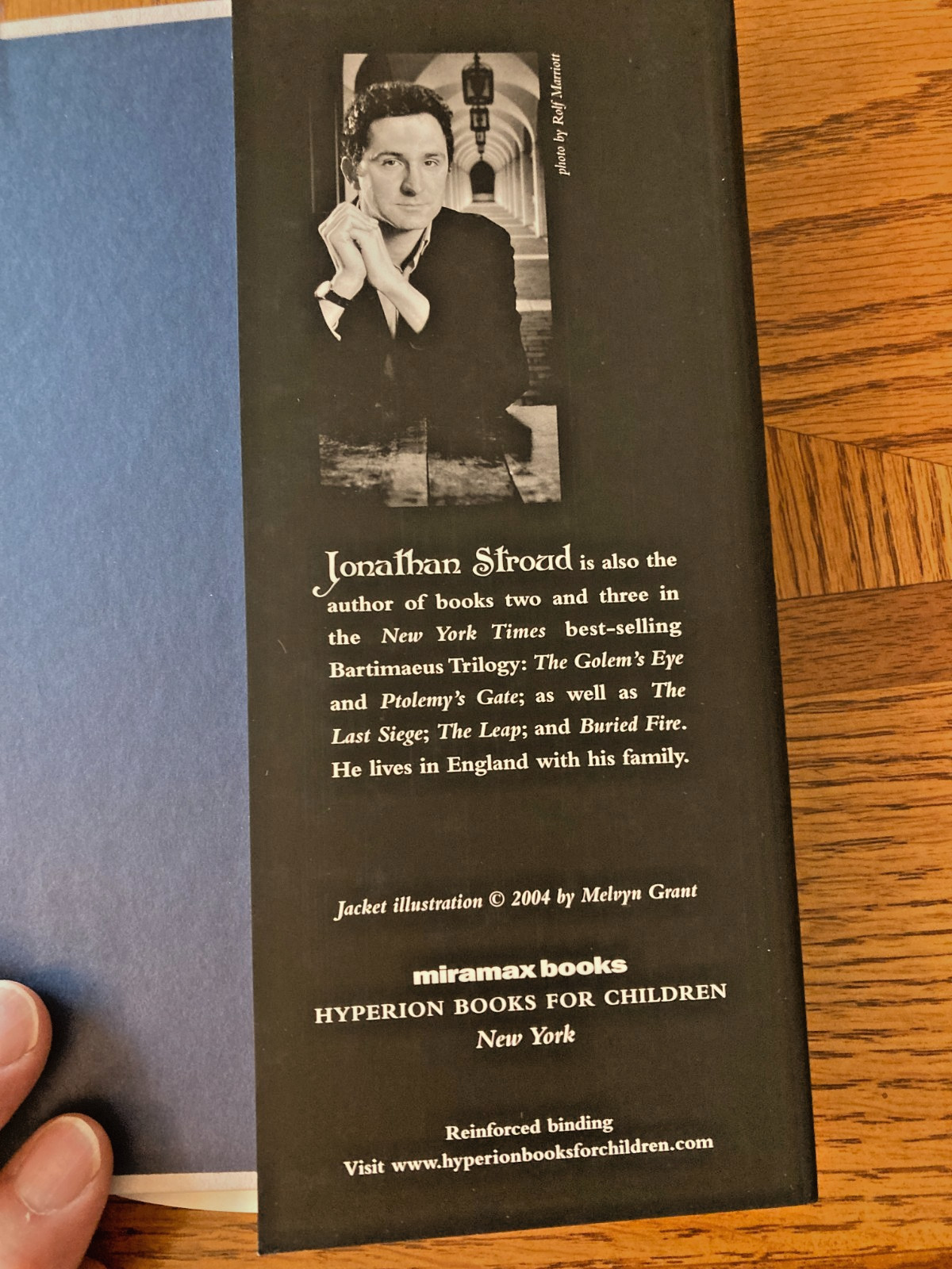 Jonathan Stroud – The Bartimarus Trilogy Book One – First Edtion – Hardback