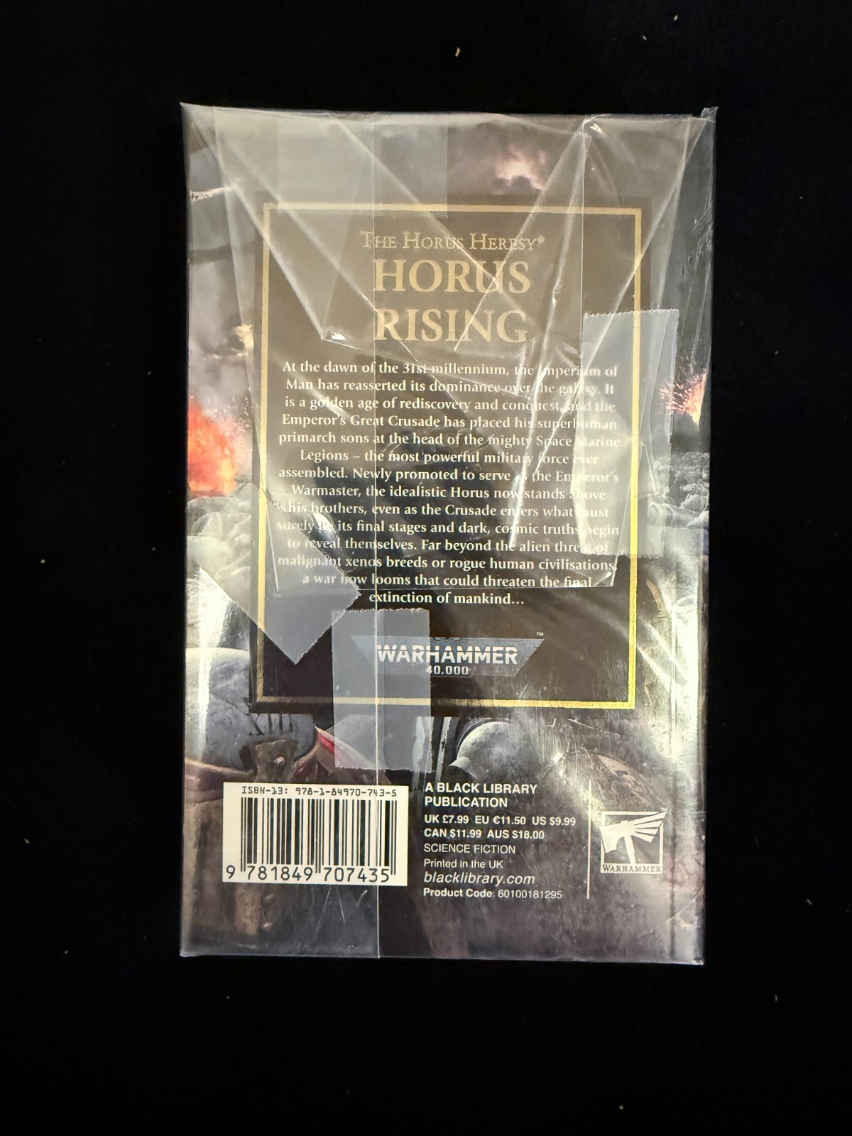 Horus Heresy Horus Rising by Dan Abnett SEALED Black Library Books Warhammer 40K