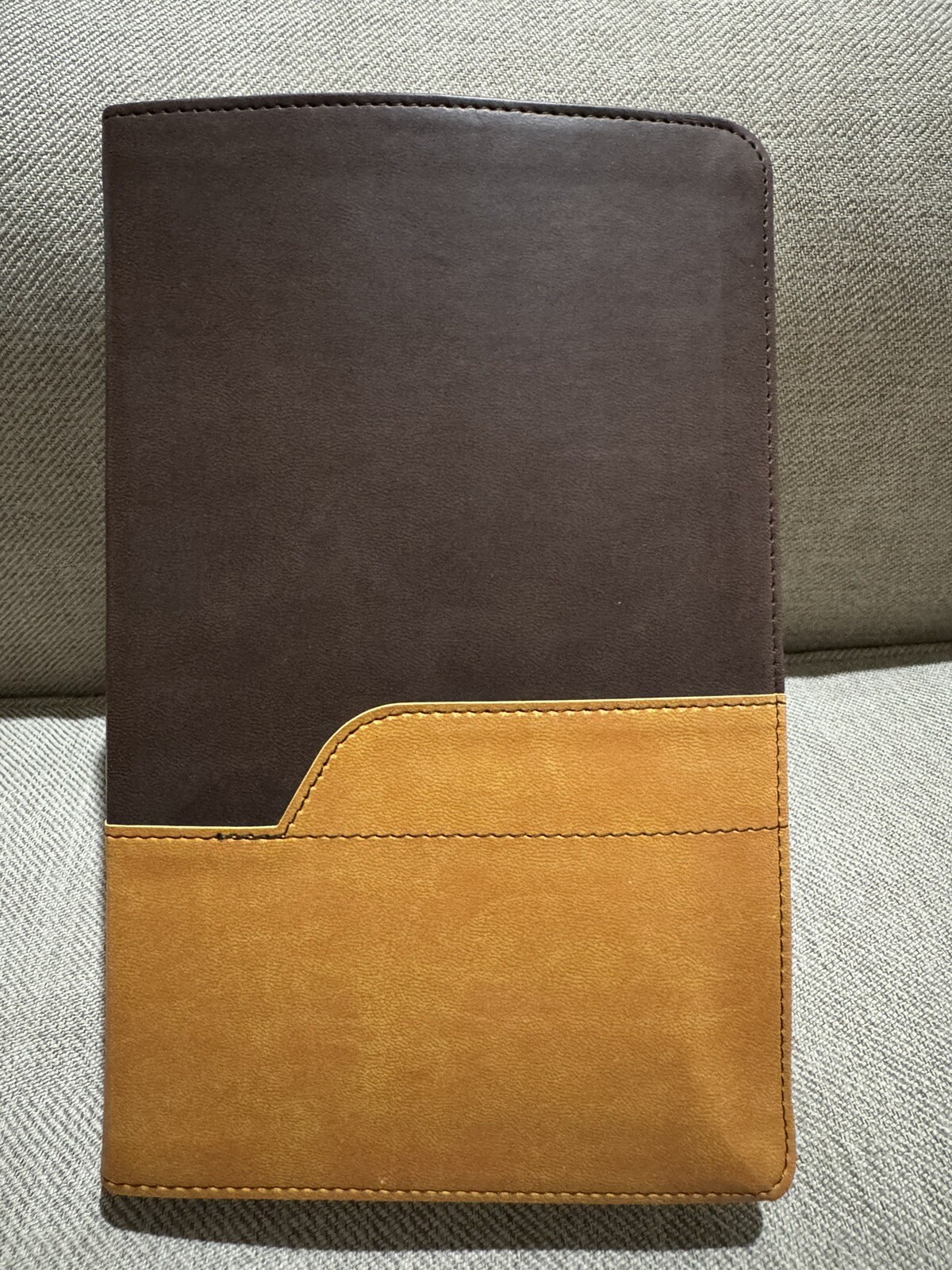 NIV Large Print Bible Personal Size 2011 Brown Tan Zondervan