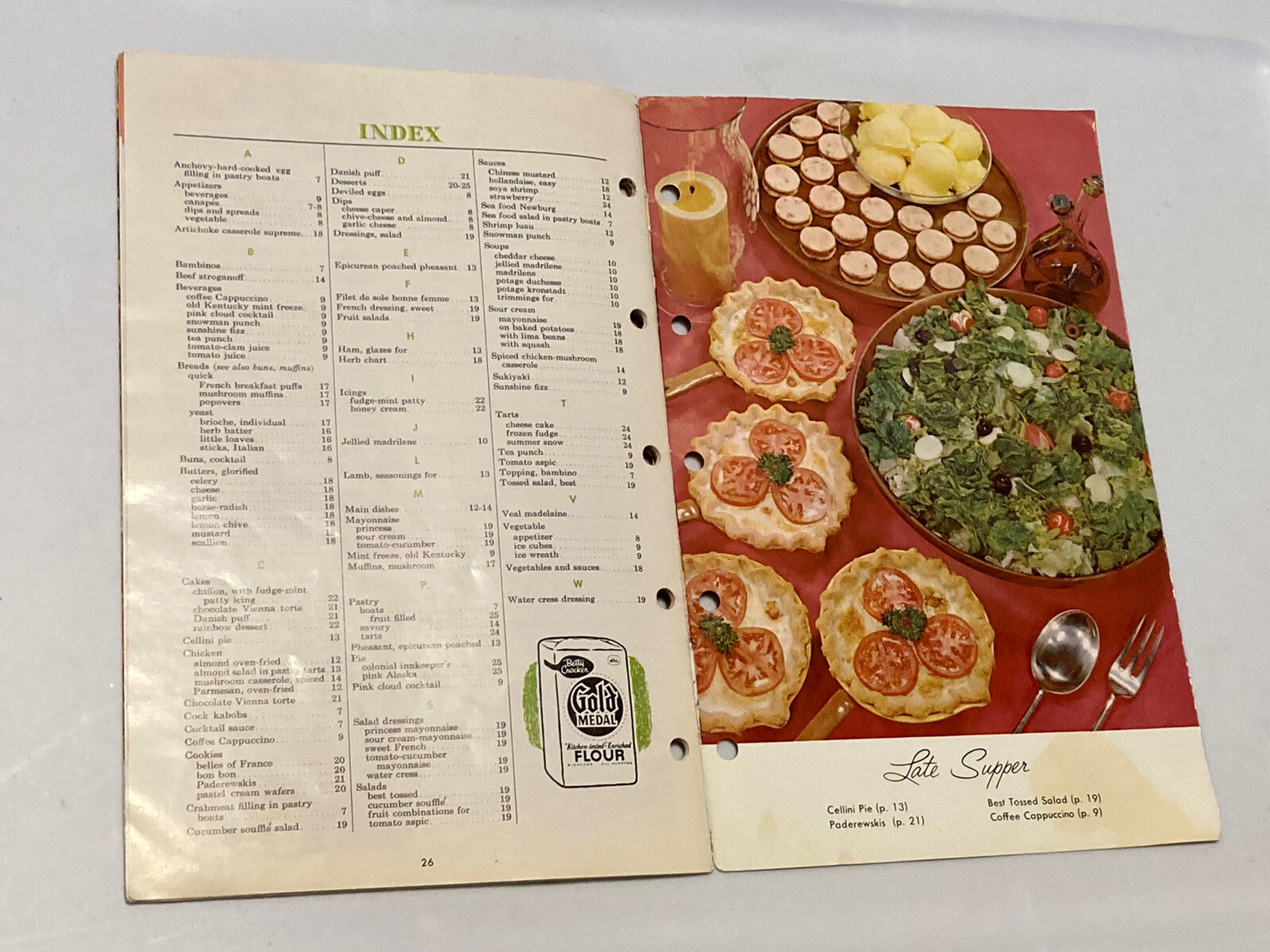 Vintage 1959 Betty Crocker’s “Frankly Fancy” Foods Recipe Book Cookbook