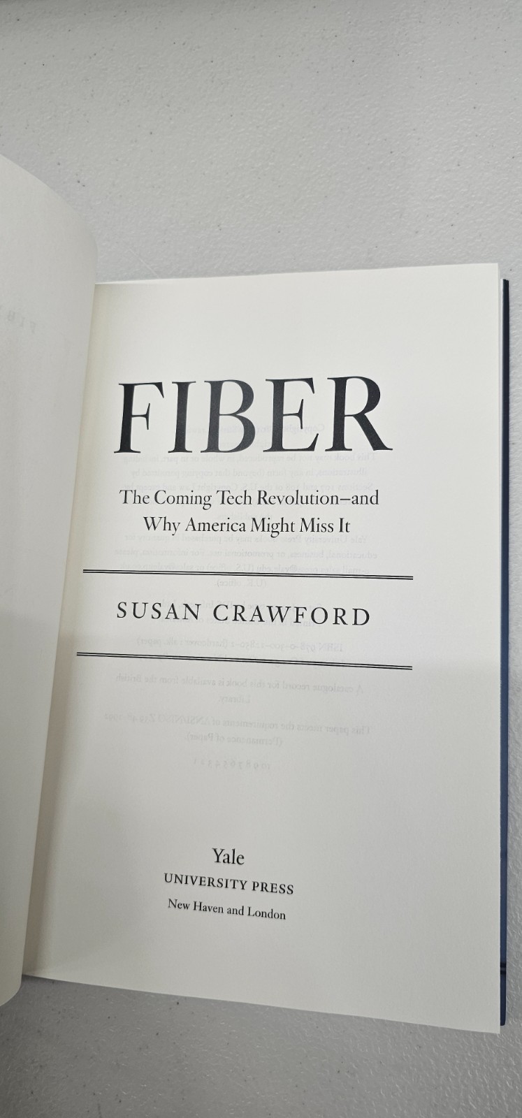 Fiber: The Coming Tech Revolution―and Why America Might Miss It