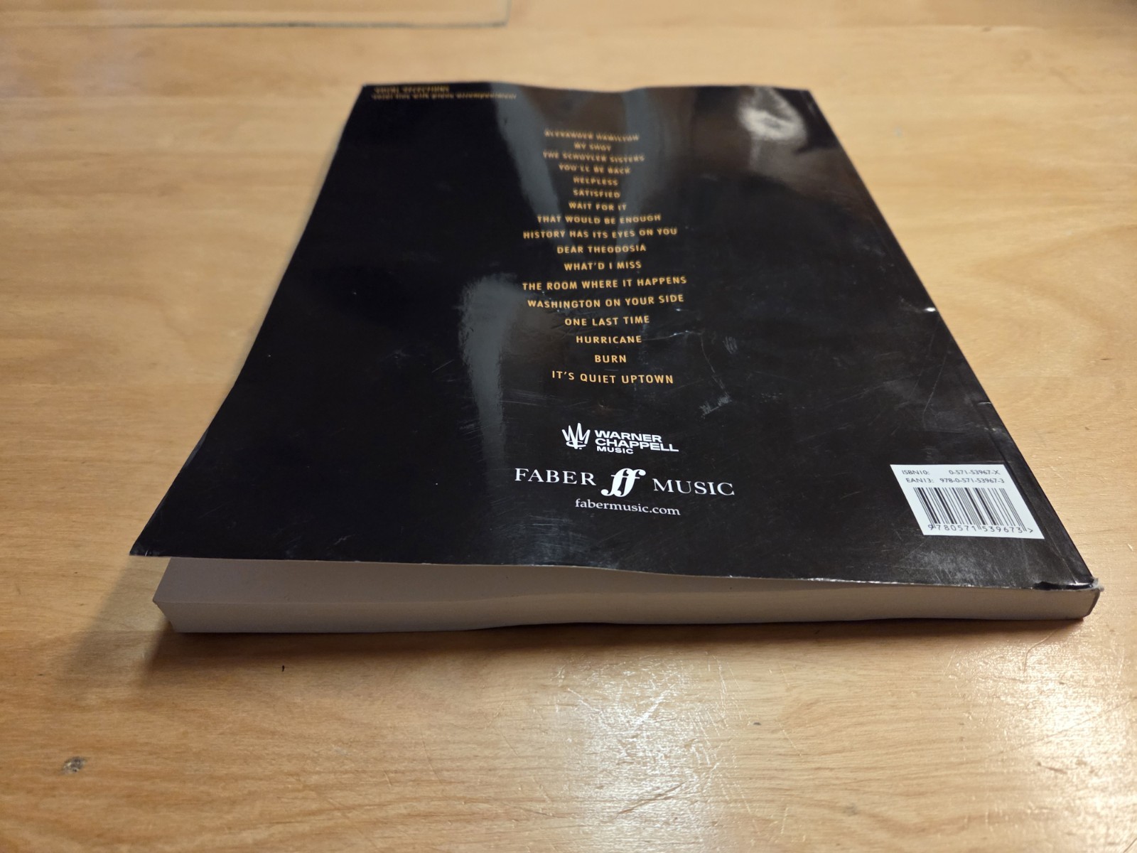 Hamilton Vocal Selections Sheet Music Lin-Manuel Miranda Softcover Ships Free