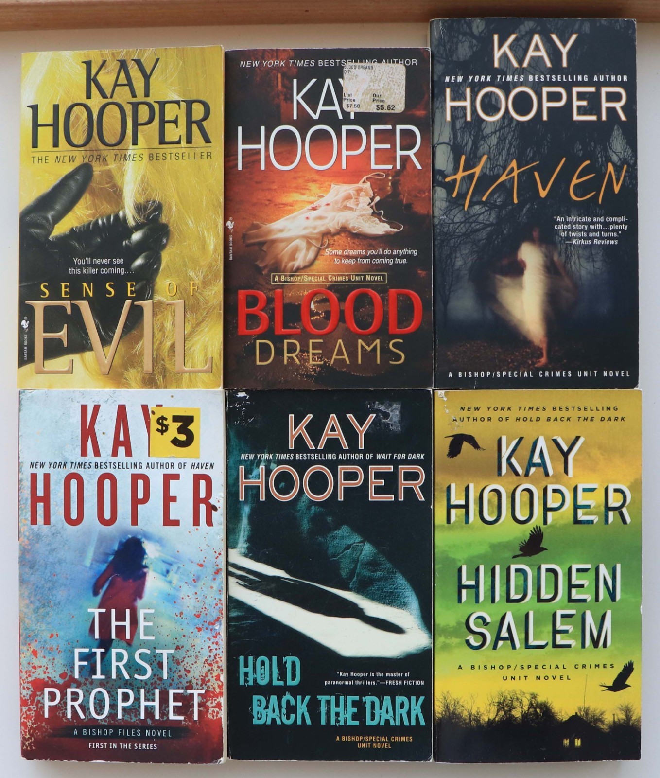 Lot of 14 Kay Hooper Romance Books from 1988-2020