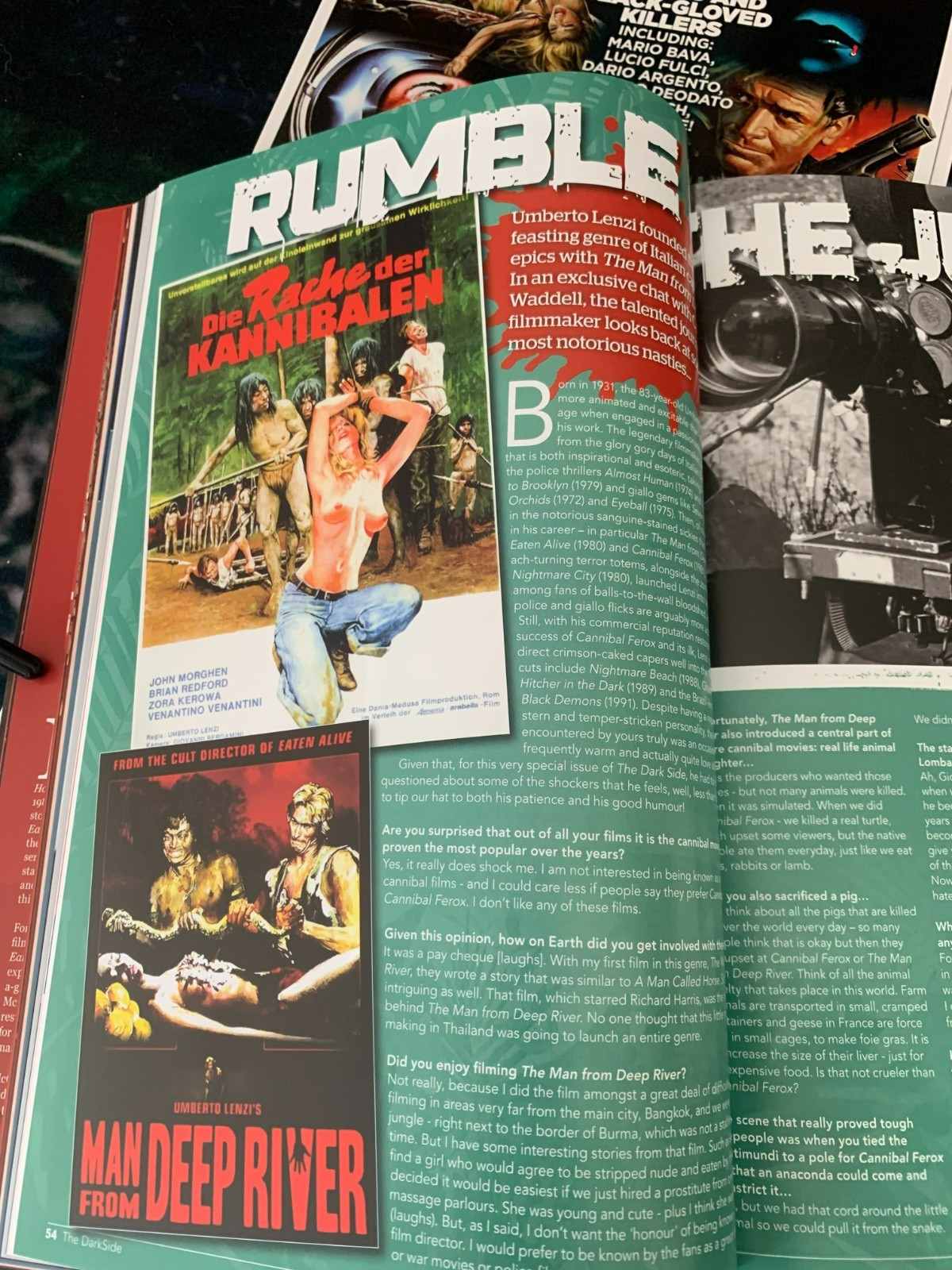 Horror Movie Book – Italian Horror Annual – 100 Full Colour A4 Pages