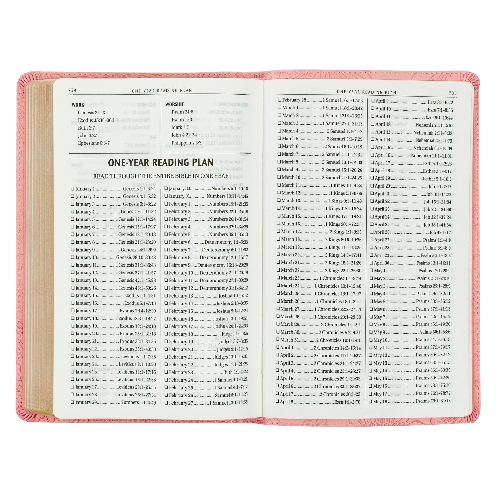 KJV Pink Faux Leather Giant Print Bible Thumb Indexed BRAND NEW in Shrink Wrap!!