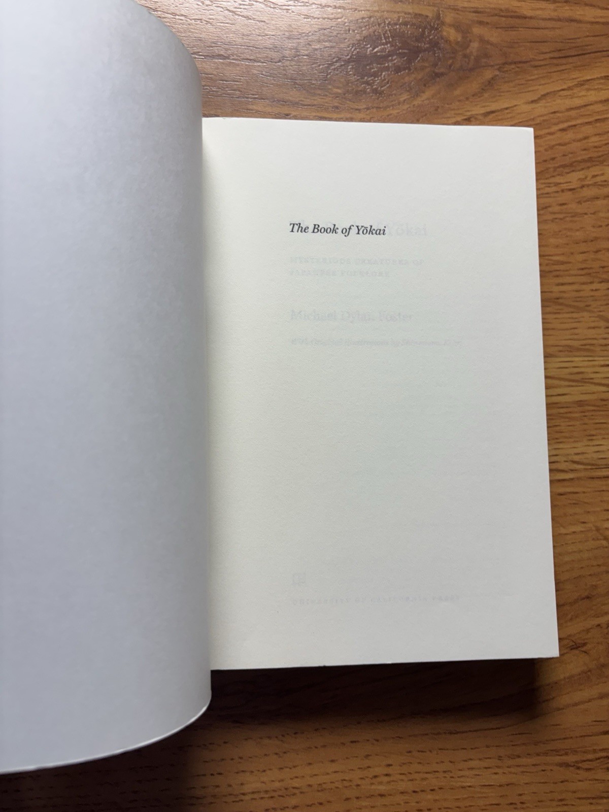 The Book of Yokai: Mysterious Creatures of Japanese Folklore – PB – Pristine