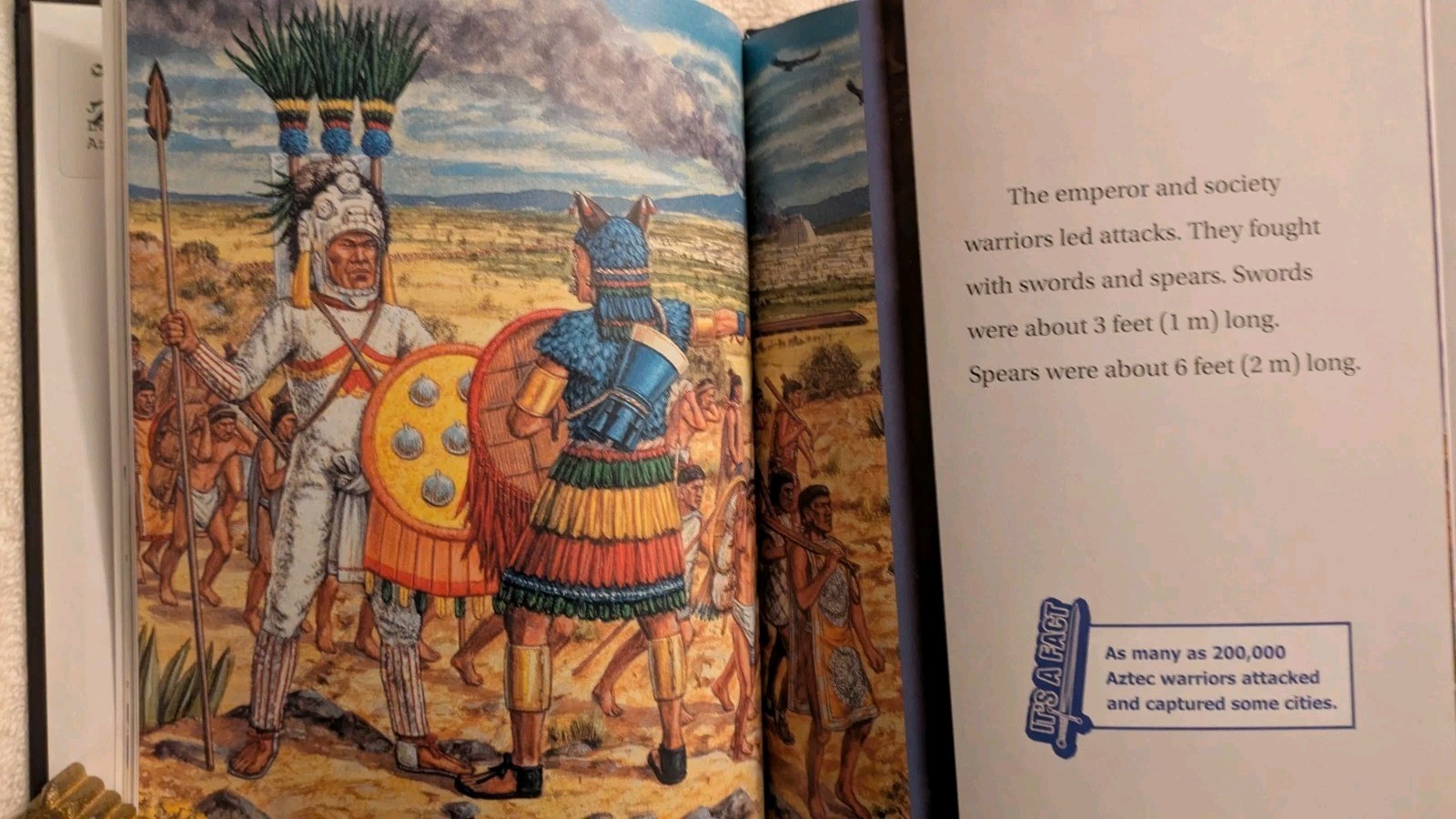 Adrienne Lee, AZTEC WARRIORS, Ex-Library, HB, 2014, Capstone Press, Juvenile
