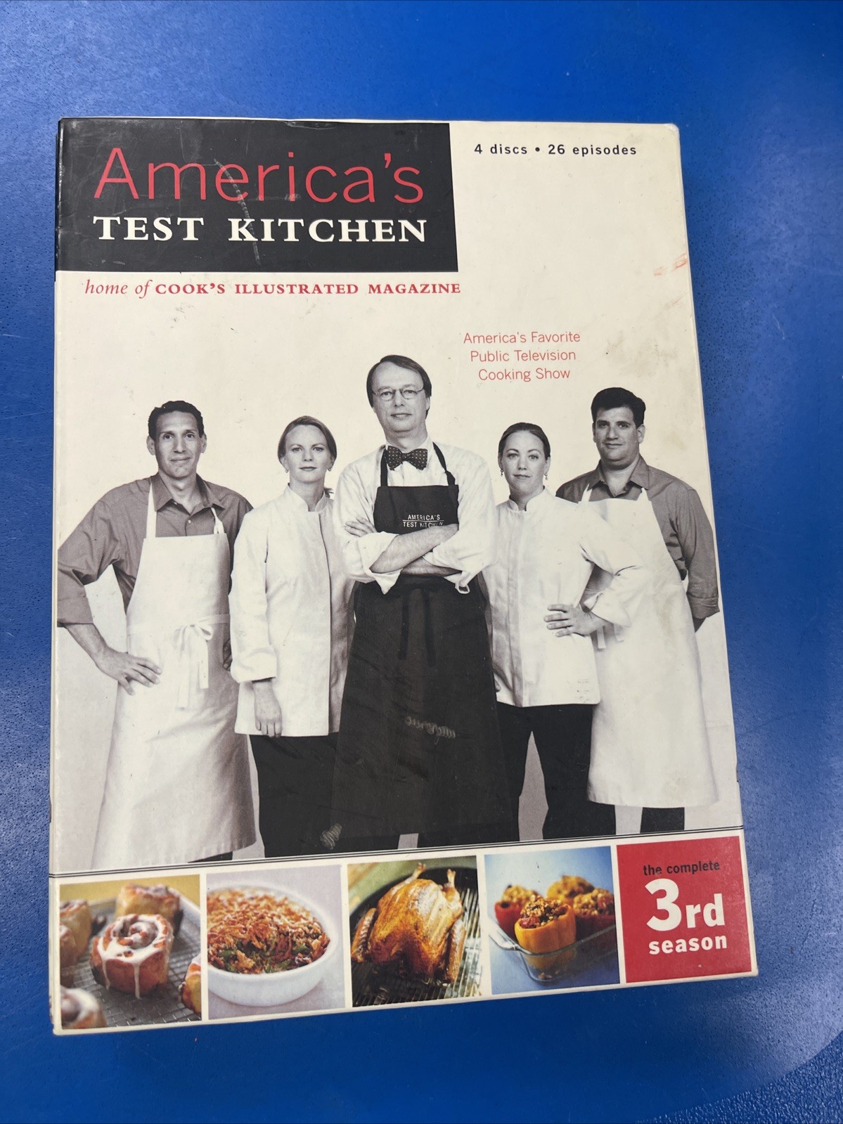 Americas Test Kitchen Season 3 DVD 4 Disc Set Complete Season 3 Cooking Show