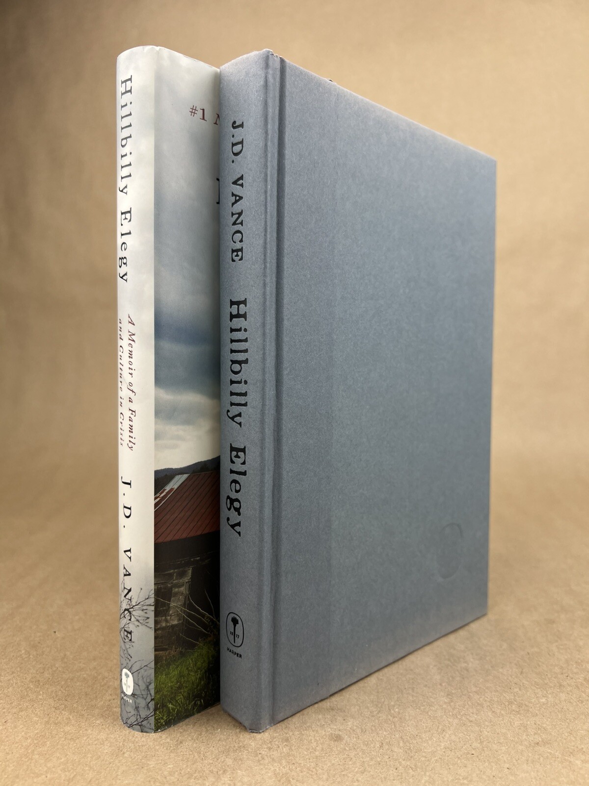 Hillbilly Elegy; J. D. Vance, Harper, 2016, First Edition, Early Printing, HC/DJ