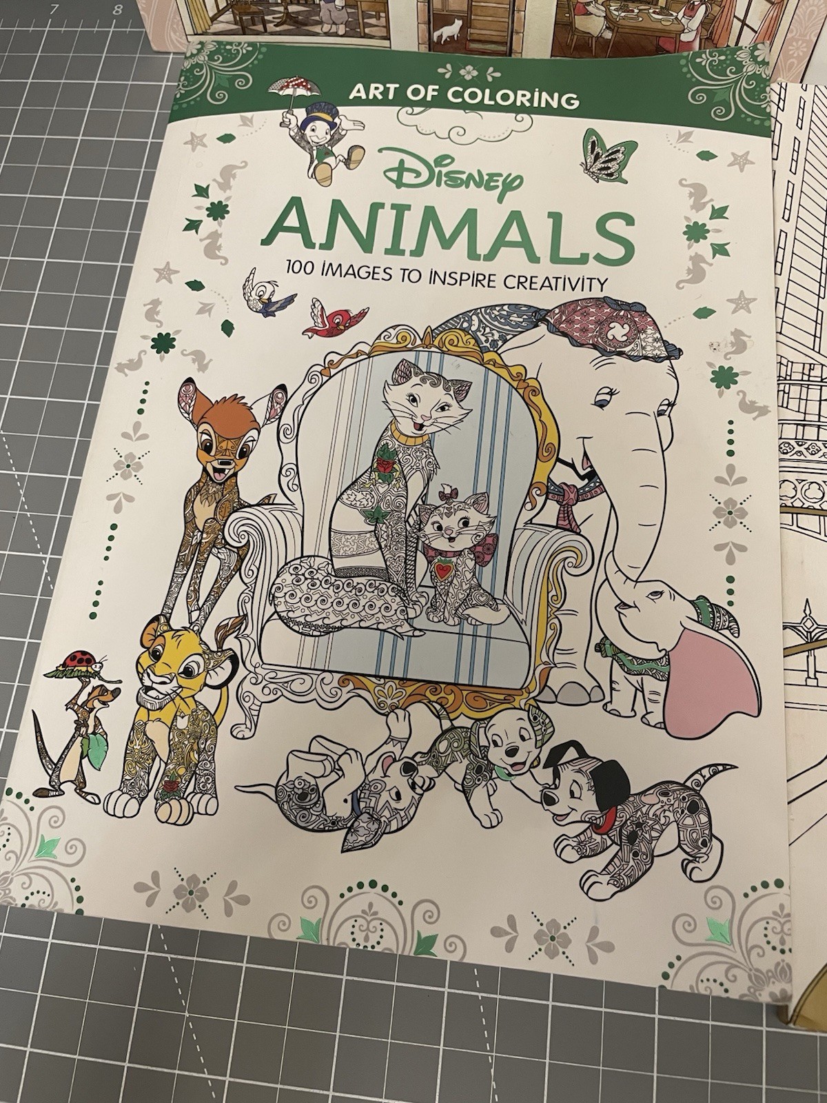 Coloring Book Mixed Lot Of 5 Disney Animals, Dollhouse, Retro, Birds And Insects