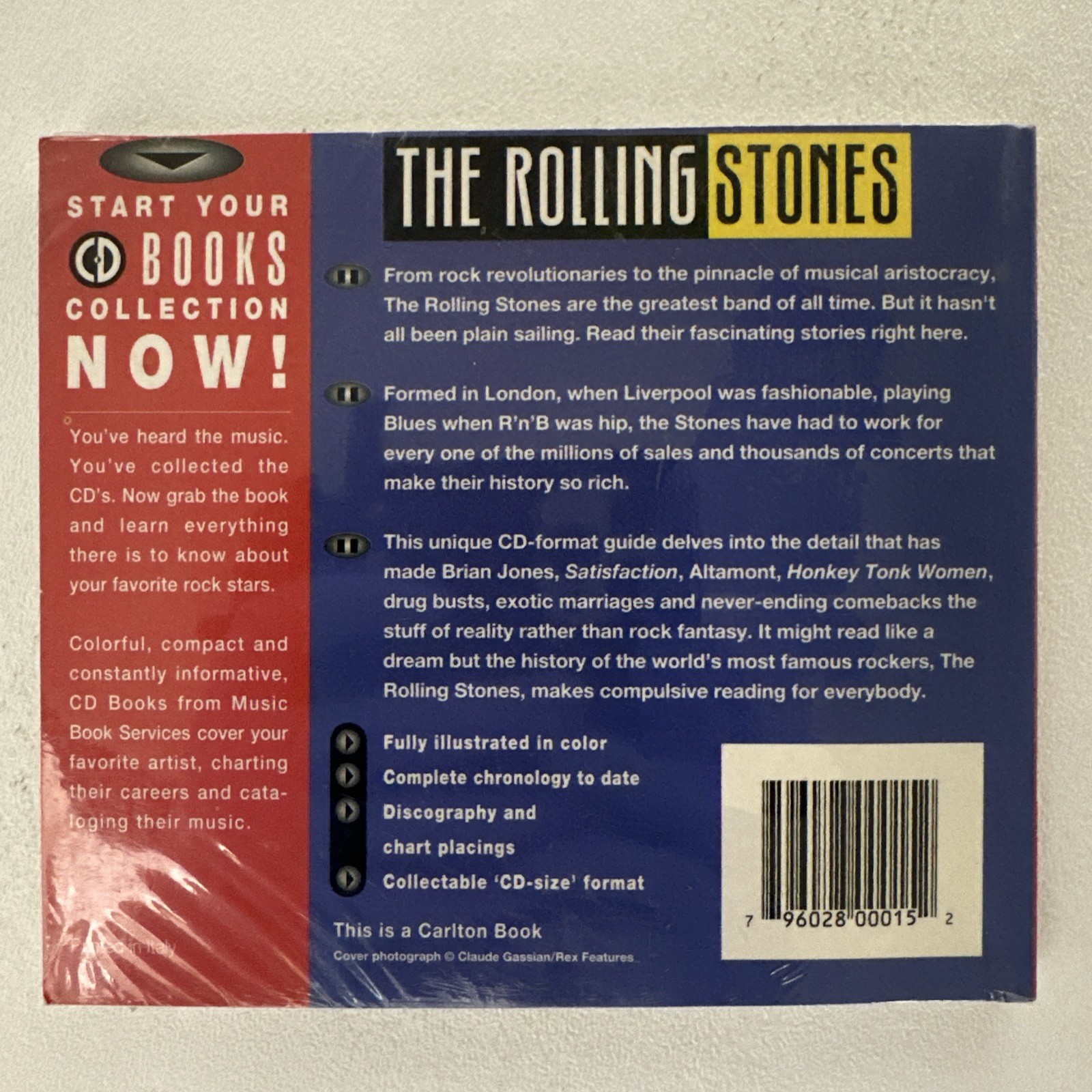 Chris Welch- THE ROLLING STONES ILLUSTRATED CD BOOK ~RARE NEW SEALED