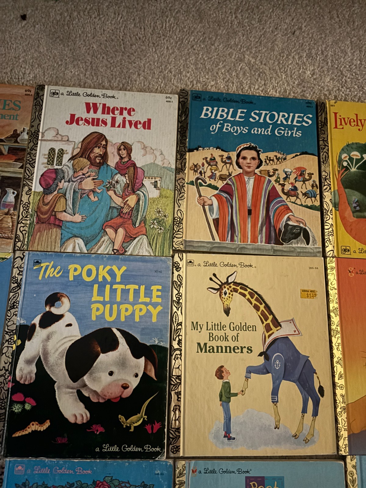 Little Golden Books Lot of 28 Disney Classic Christian Vintage 1969-2003