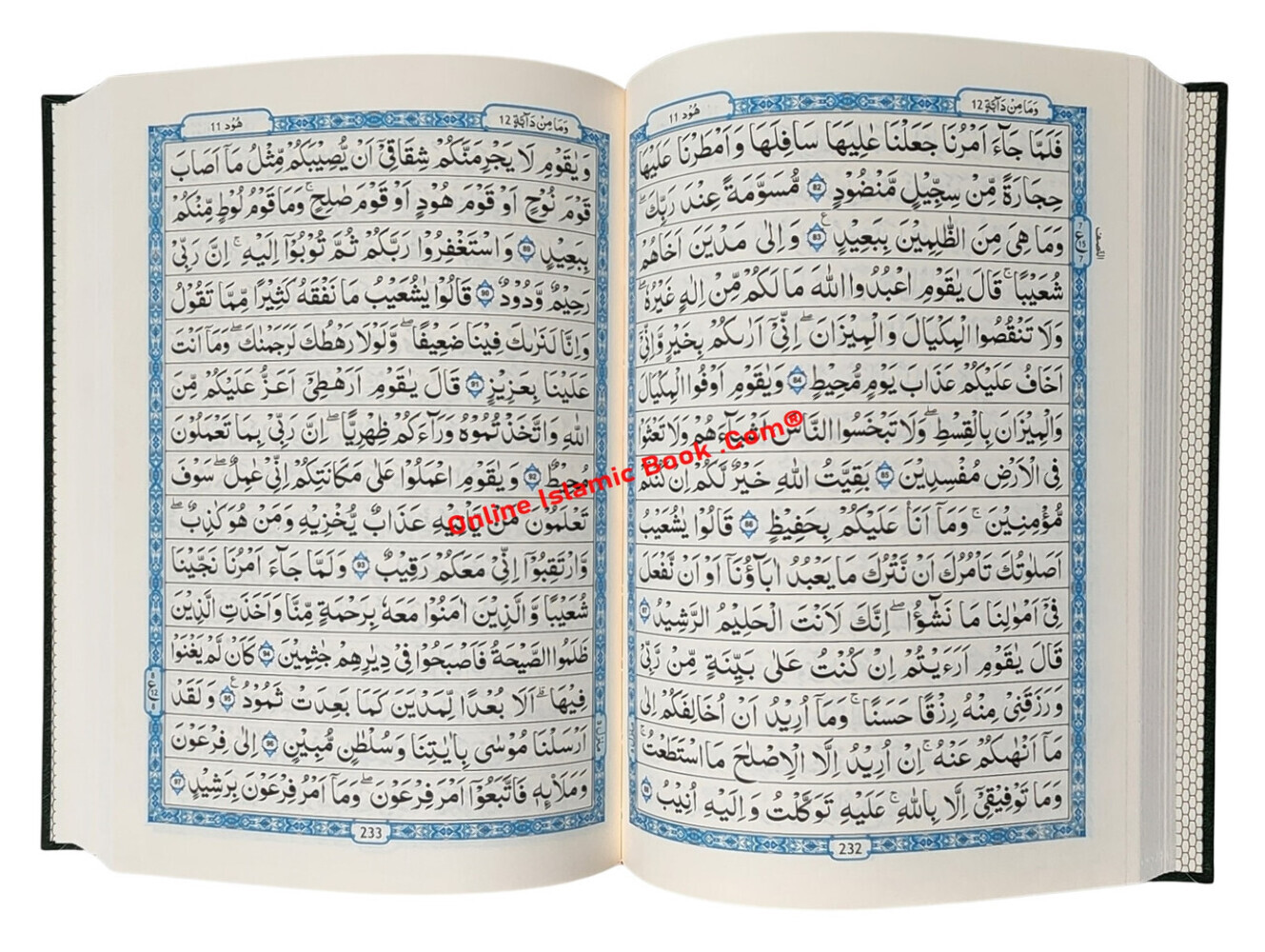 The Quran Arabic Only : 15 Lines Pakistani / Indian/ Persian Script Medium Size