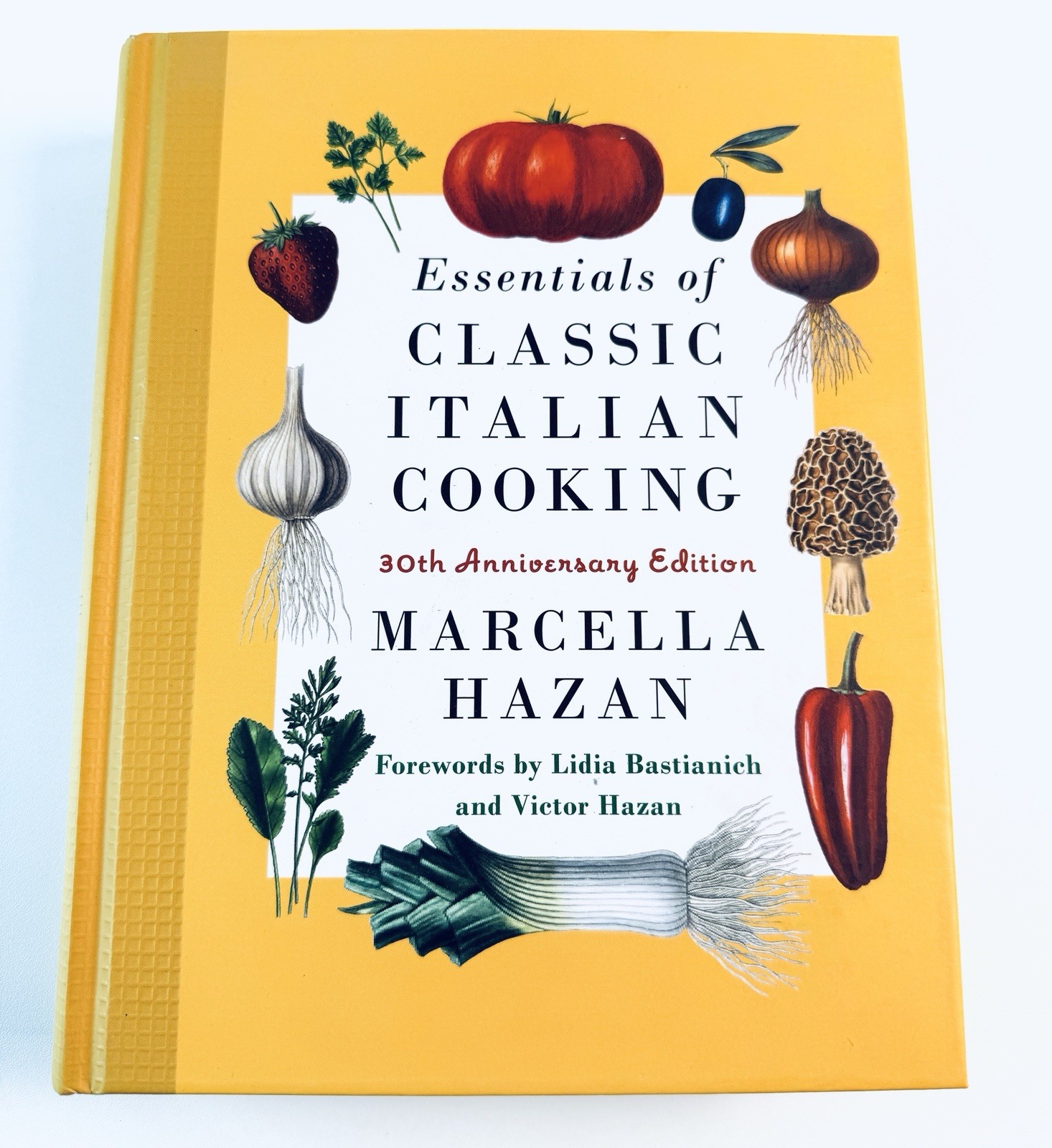 Essentials of Classic Italian Cooking 30th Anniversary Marcella Hazan HC