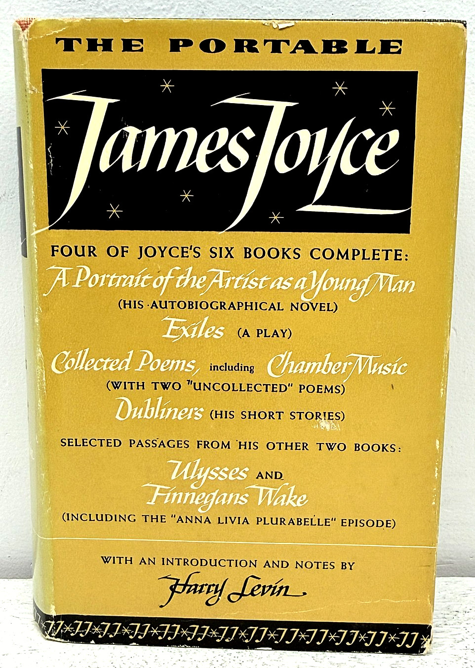 The Portable James Joyce Viking Press 1947 HC DJ Dubliners Ulysses