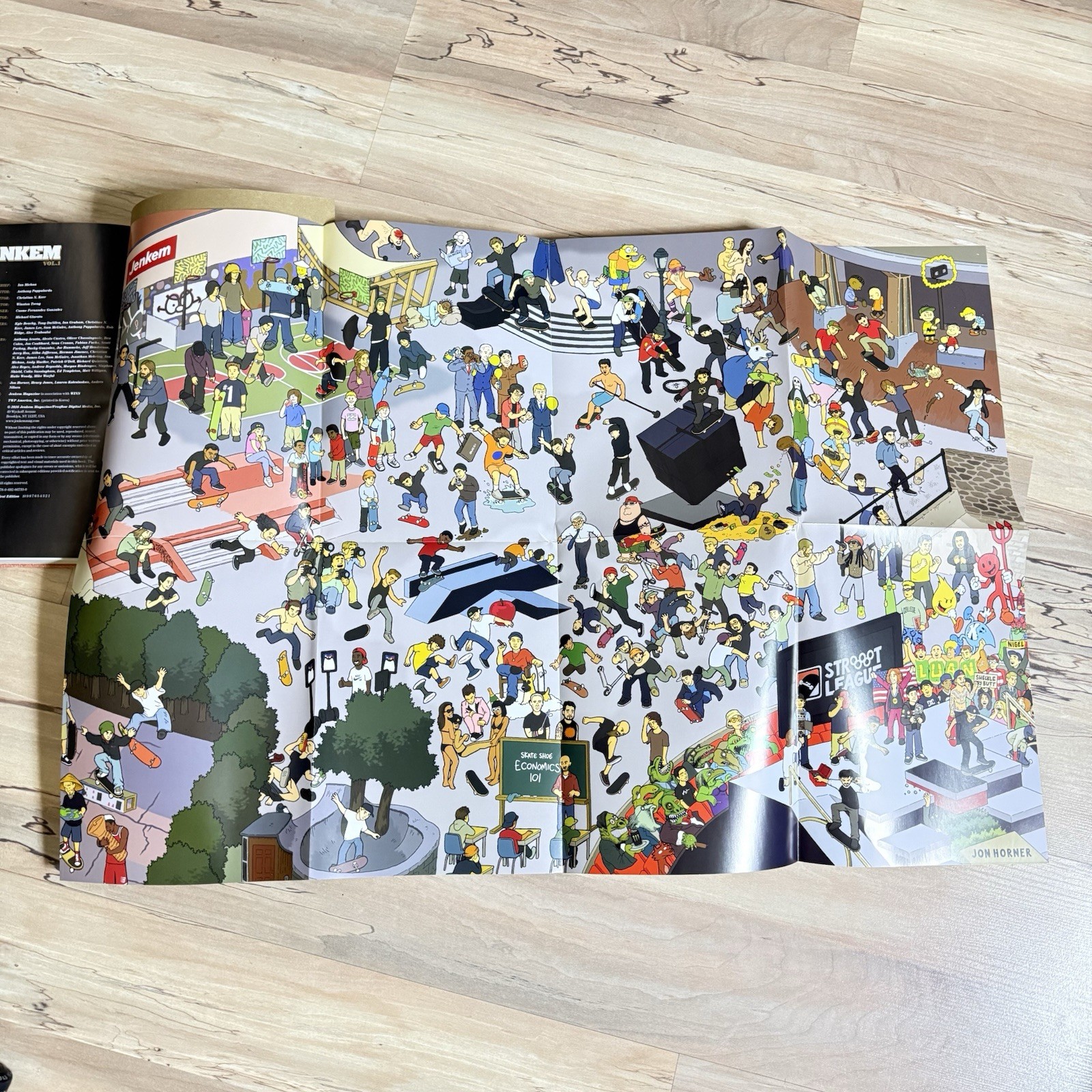 Jenkem Mag Volume 1 & 2 Hardcover Books W/Posters 1st Edition Skateboarding