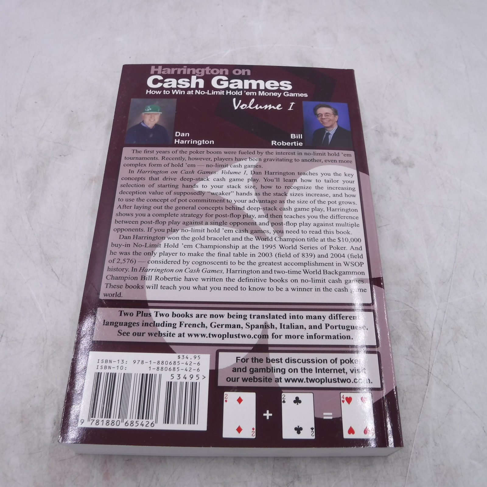 Harrington on Cash Games: How to Win at No-Limit Hold’em Money Games, Vol.