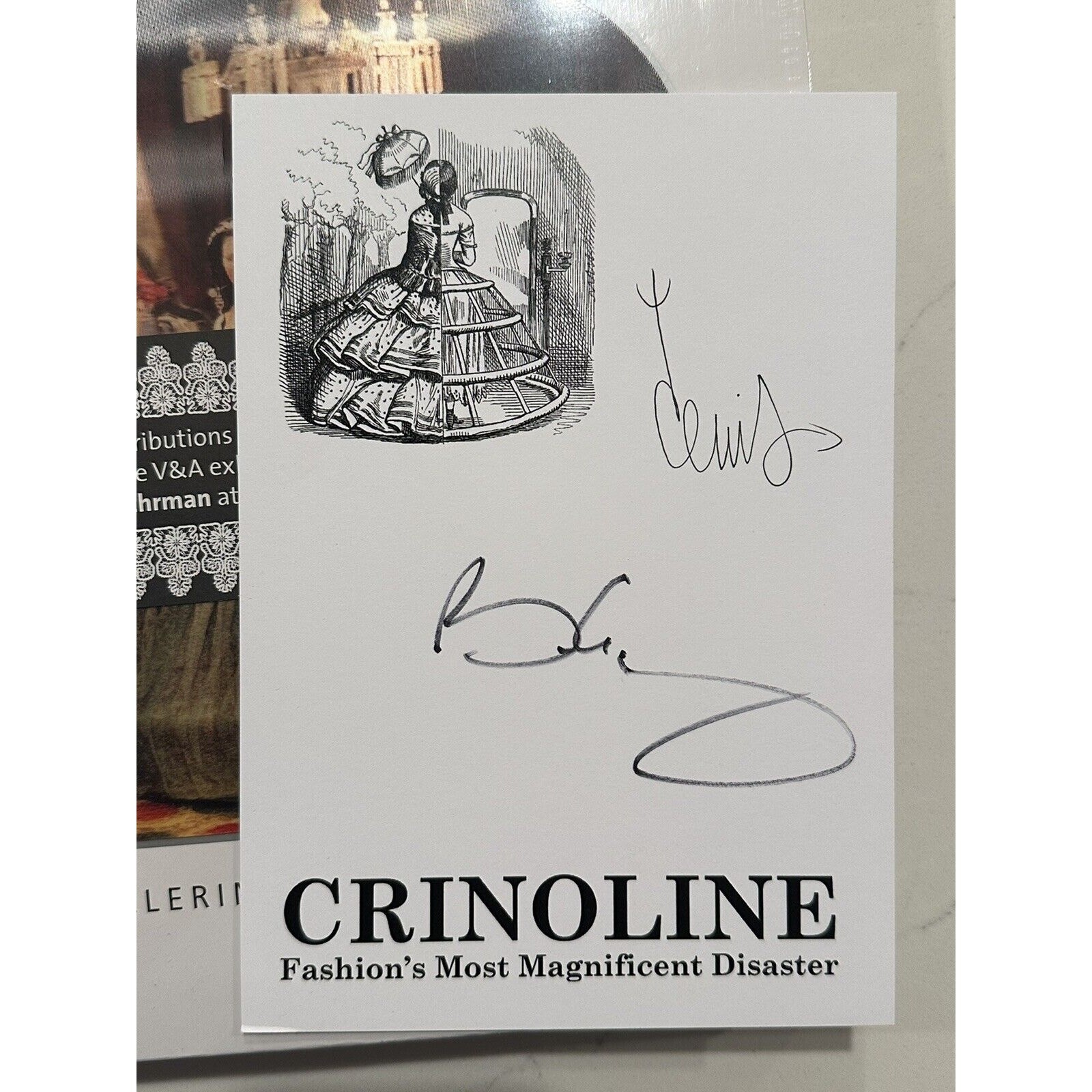 Crinoline Hard Back by Denis Pellerin, Brian May-QUEEN Rare Signed sealed Auto