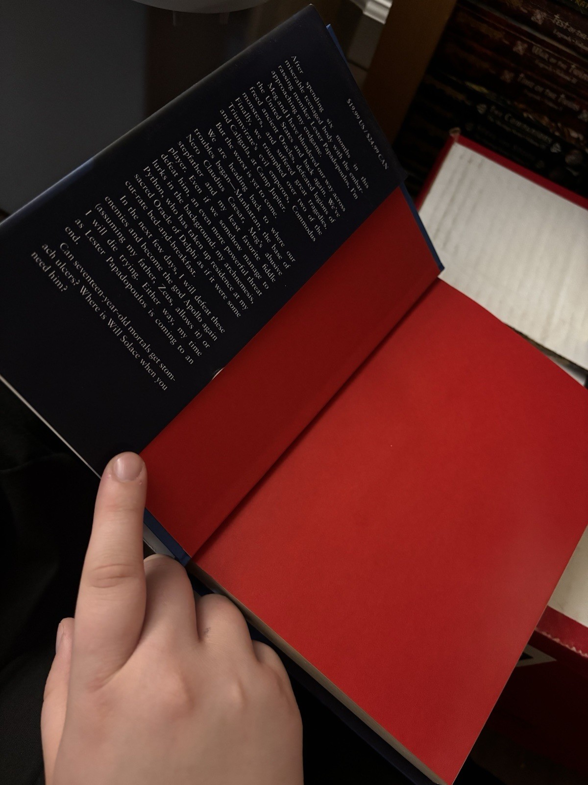 Rick Riordan Trials of Apollo Book 5: The Tower of Nero Hardcover B&N Excl