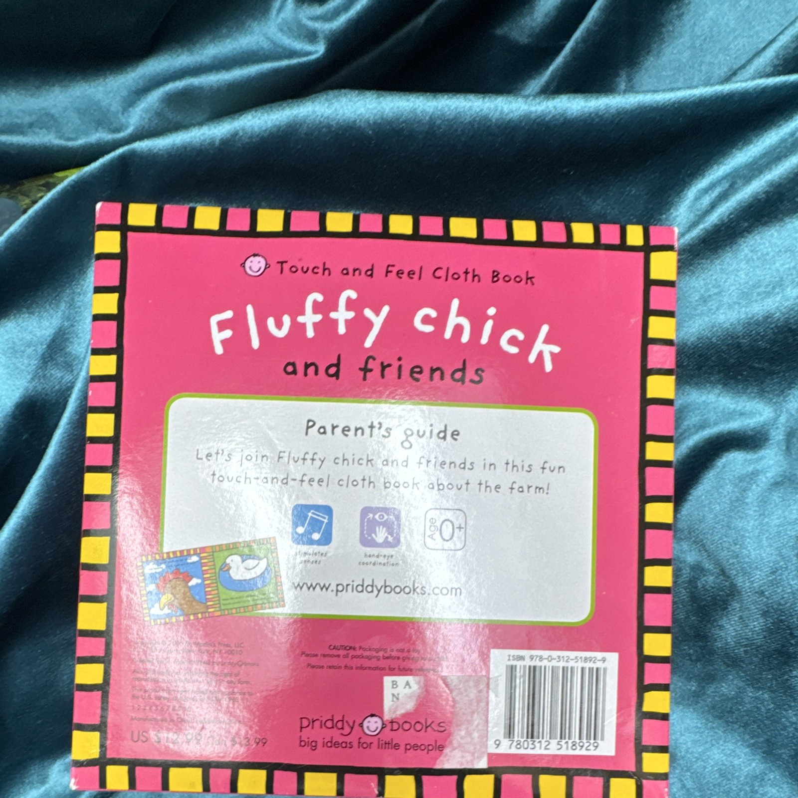 Roger Priddy – Fluffy Chick and Friends Touch-and-Feel Cloth/Bath Book (2015)