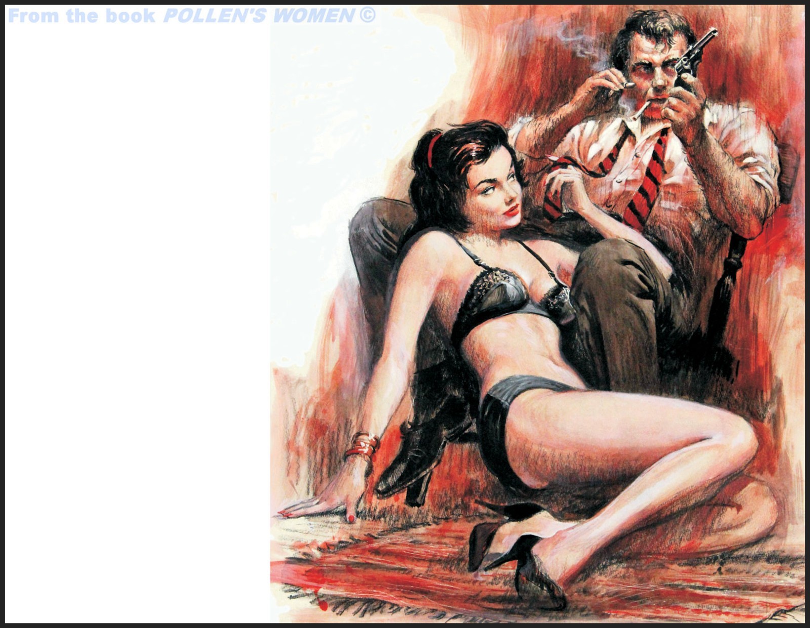 POLLEN’S WOMEN: THE ART OF SAMSON POLLEN – a full color, hardcover pulp art book