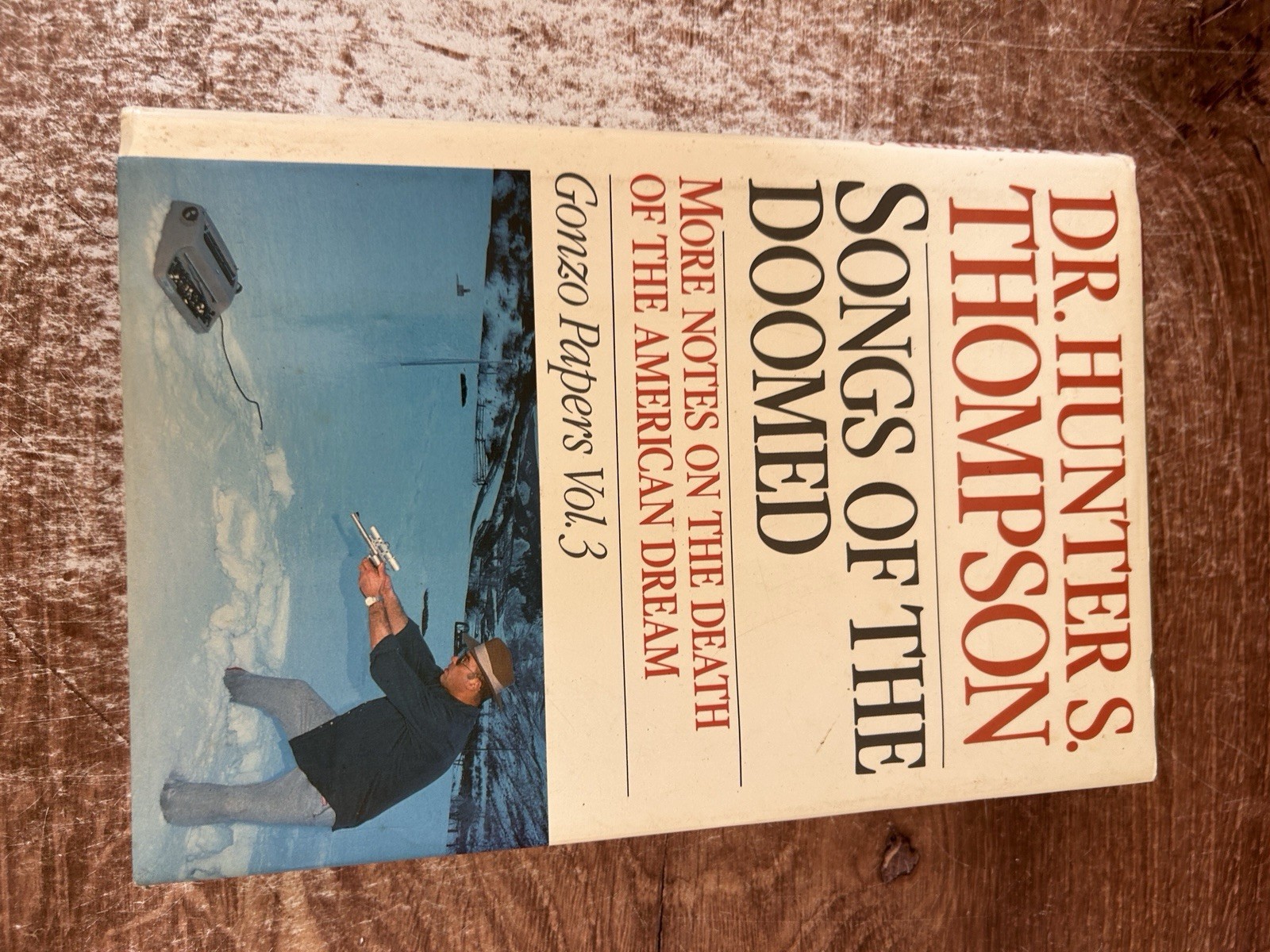 Hunter S. Thompson Songs Of The Doomed First Edition Gonzo Papers Vol 3 HCDJ