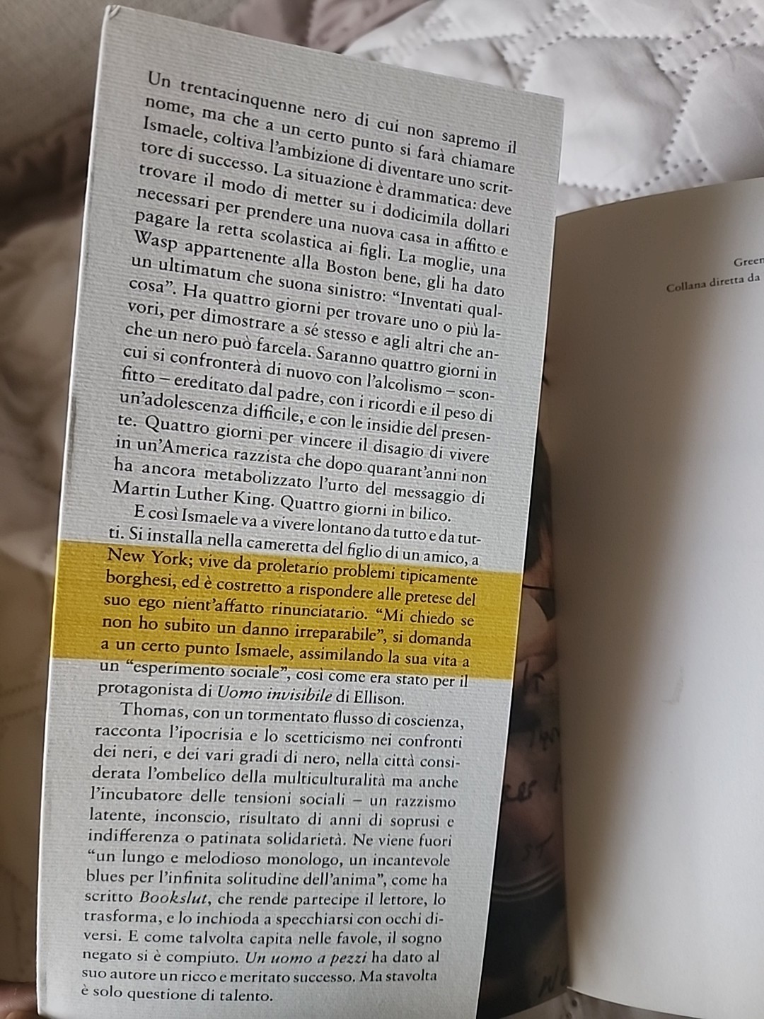 In Uomo A Pezzi – Michael Thomas (Italian) Paperback Book