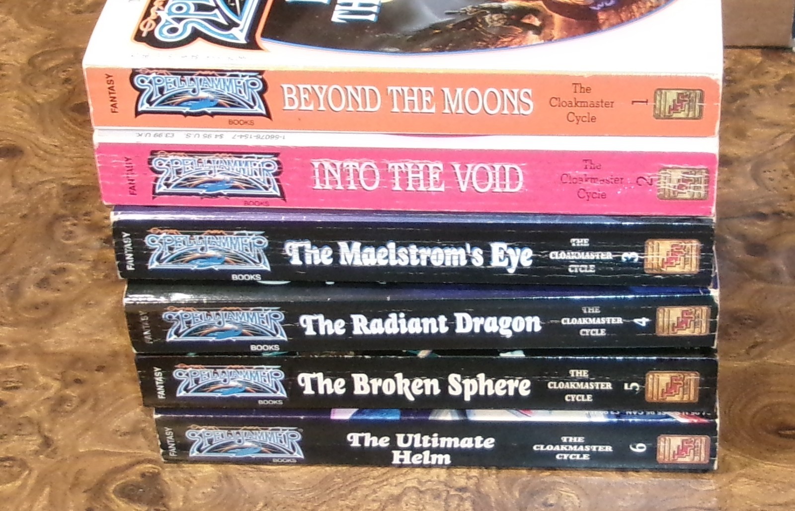 Complete Set of Spellljammer The Cloakmaster Cycle Books 1-6 TSR Lot