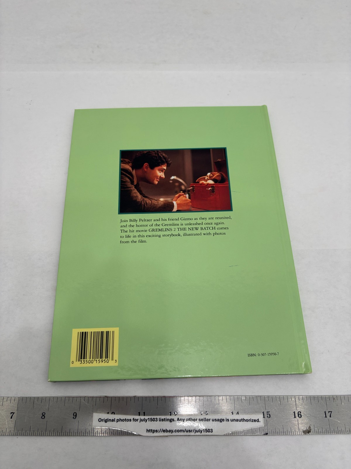 Gremlins 2: The New Batch Movie Storybook Hardcover, A Golden Book, 1990