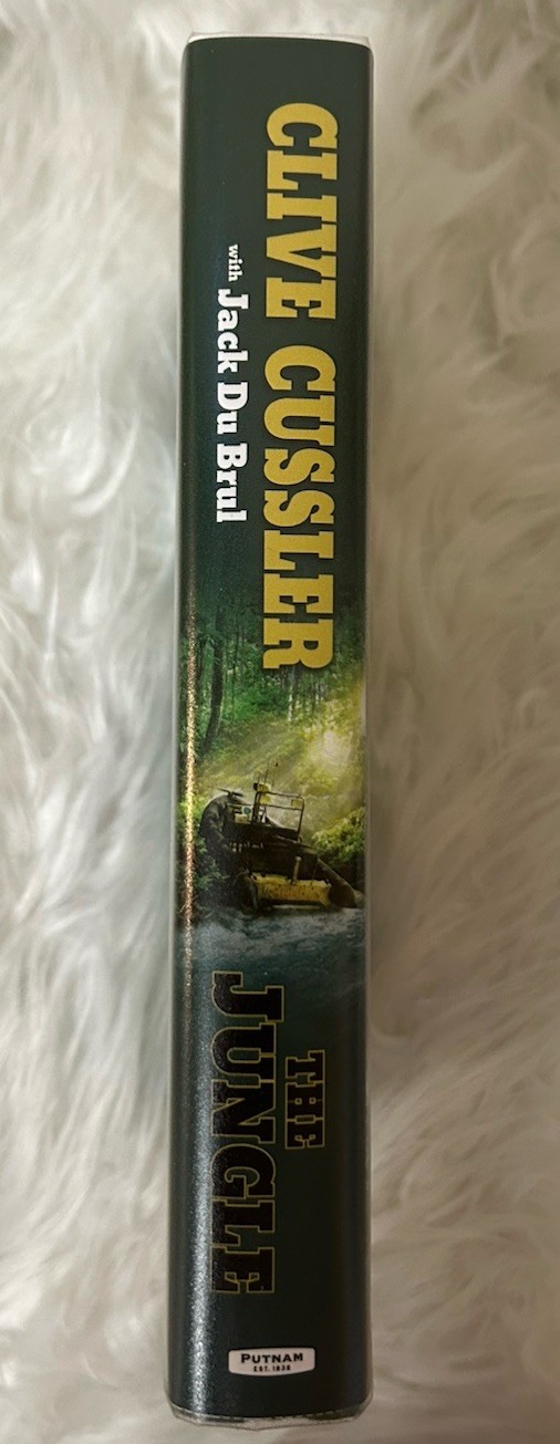 Signed x2 The Jungle Clive Cussler Jack Du Brul 2011 HCDJ Putnam Books Very Good