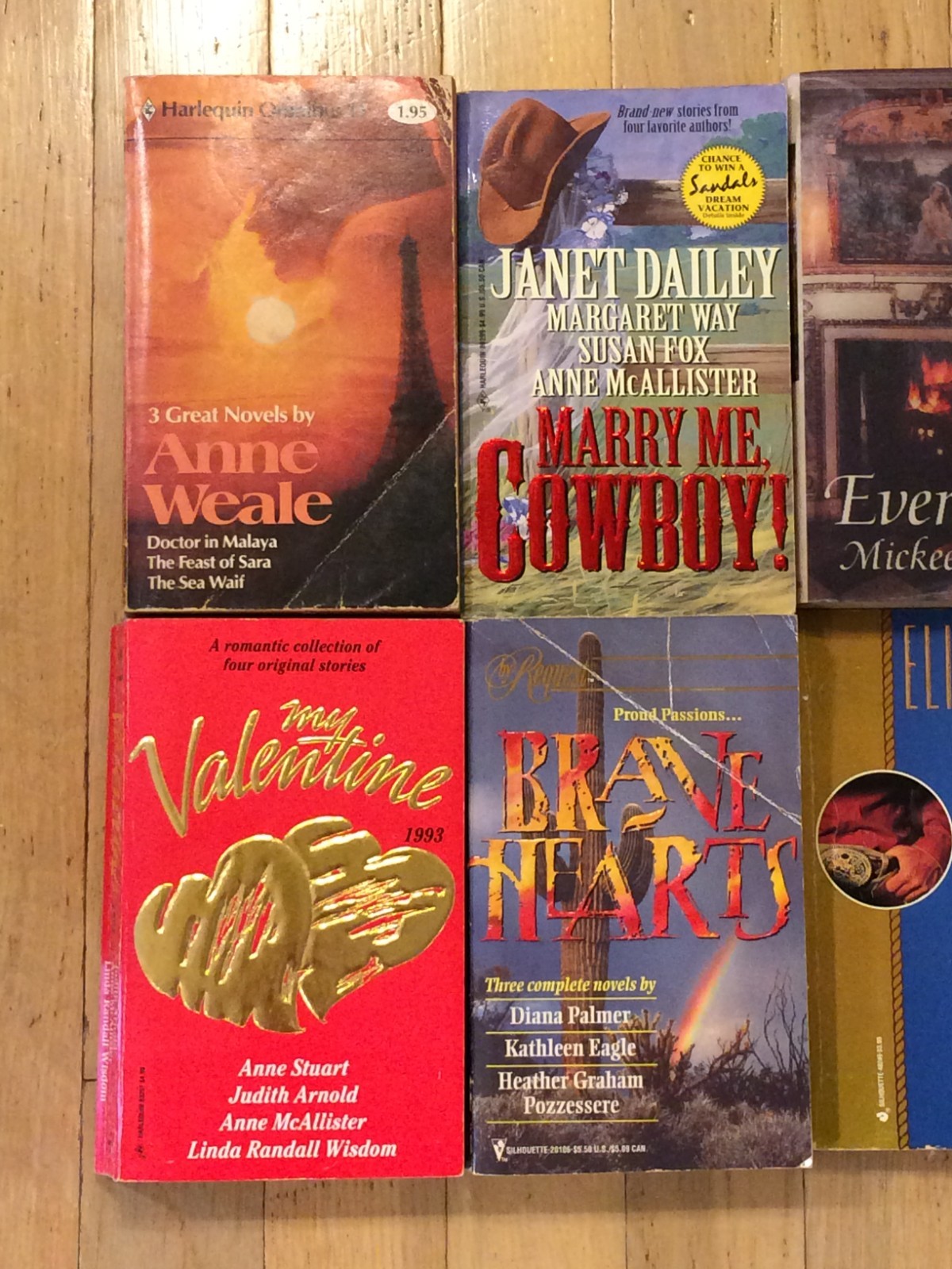 Qty 9 – Random Romantic Novels – Misc Authors – Paperback lot 6