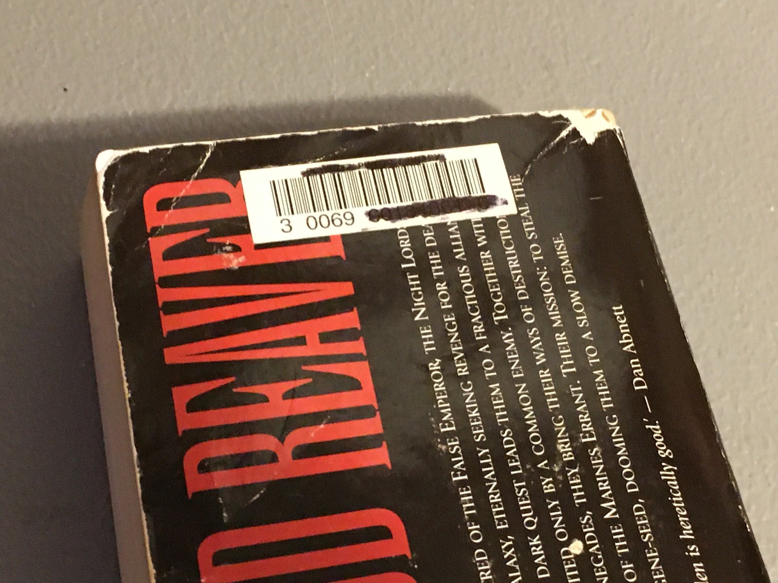 BOOK NOVEL BLOOD REAVER BY AARON DEMBSKI-BOWDEN USED PAPERBACK