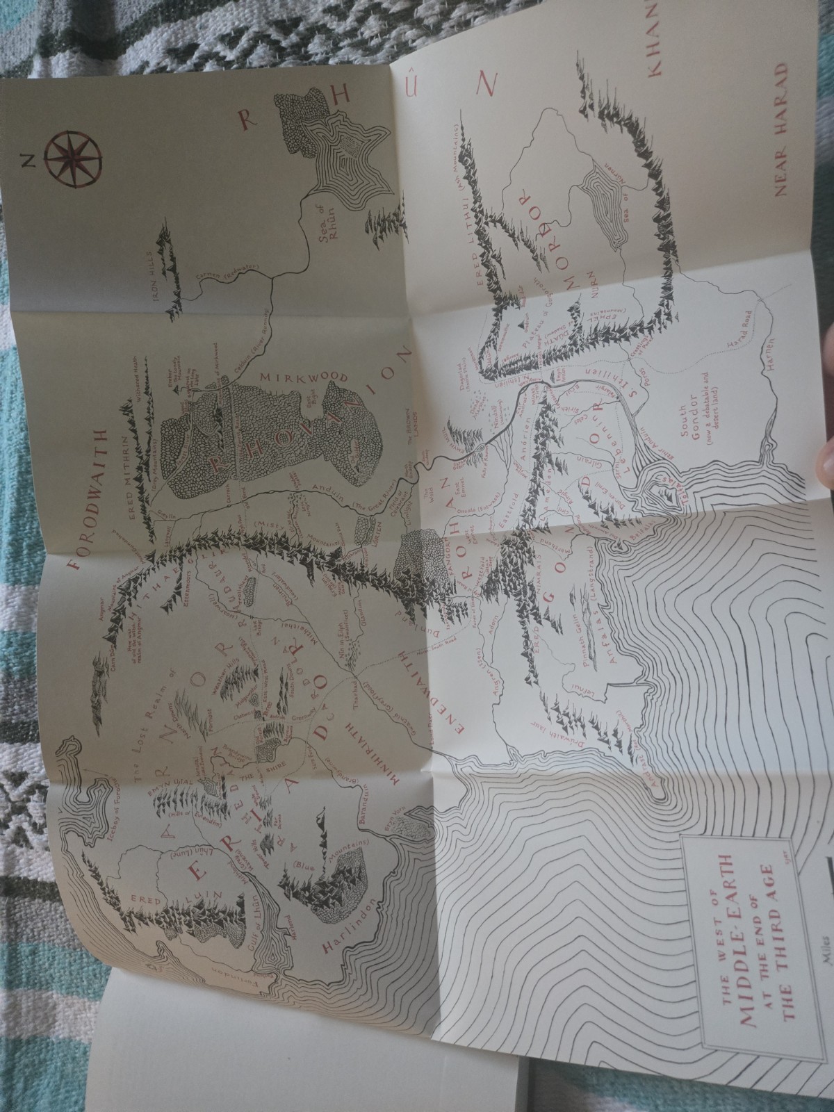 THE LORD OF THE RINGS TRILOGY J.R.R. Tolkien Hardcover 3-Volume Box Set 1993