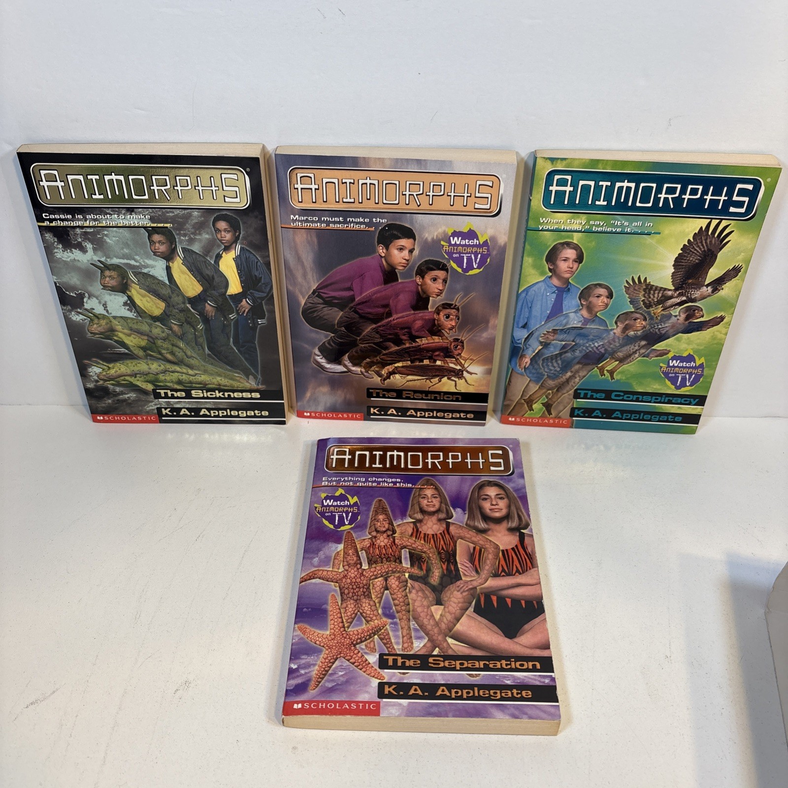 Animorphs Series Books 29-32 Box Set K A Applegate Paperback Scholastic 1990s