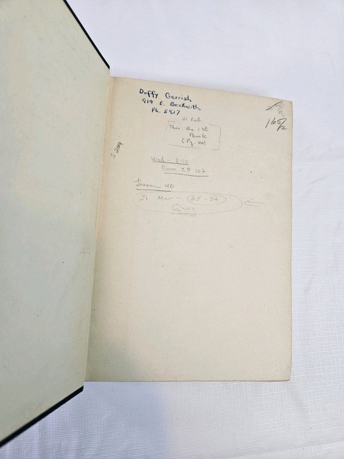 Concise German Grammar With Supplemenary Exercises BJ Voss 1944 Textbook HC